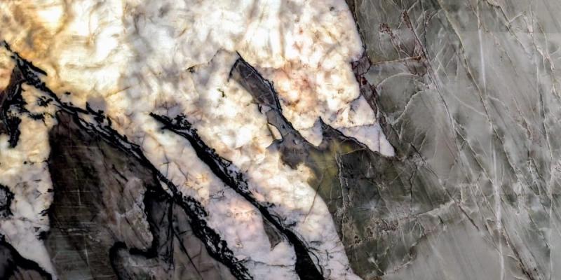 Botanic Crystal Quartzite slab