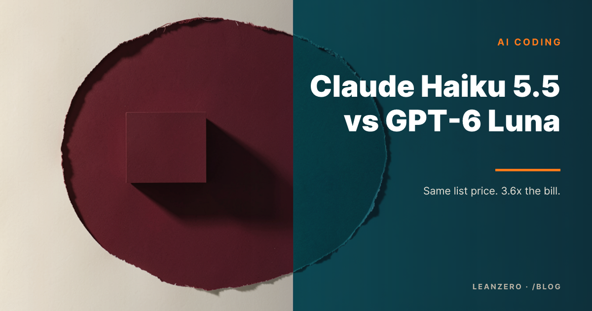 Claude Haiku 5.5 vs GPT-6 Luna: Cost, Benchmarks