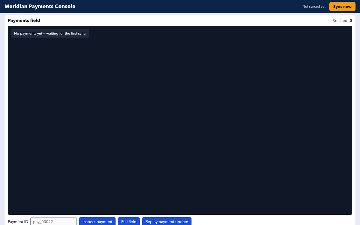 anthropic/claude-sonnet-5.5, single model via OpenRouter on the Gauntlet 7.2 agentic benchmark — Initial app view