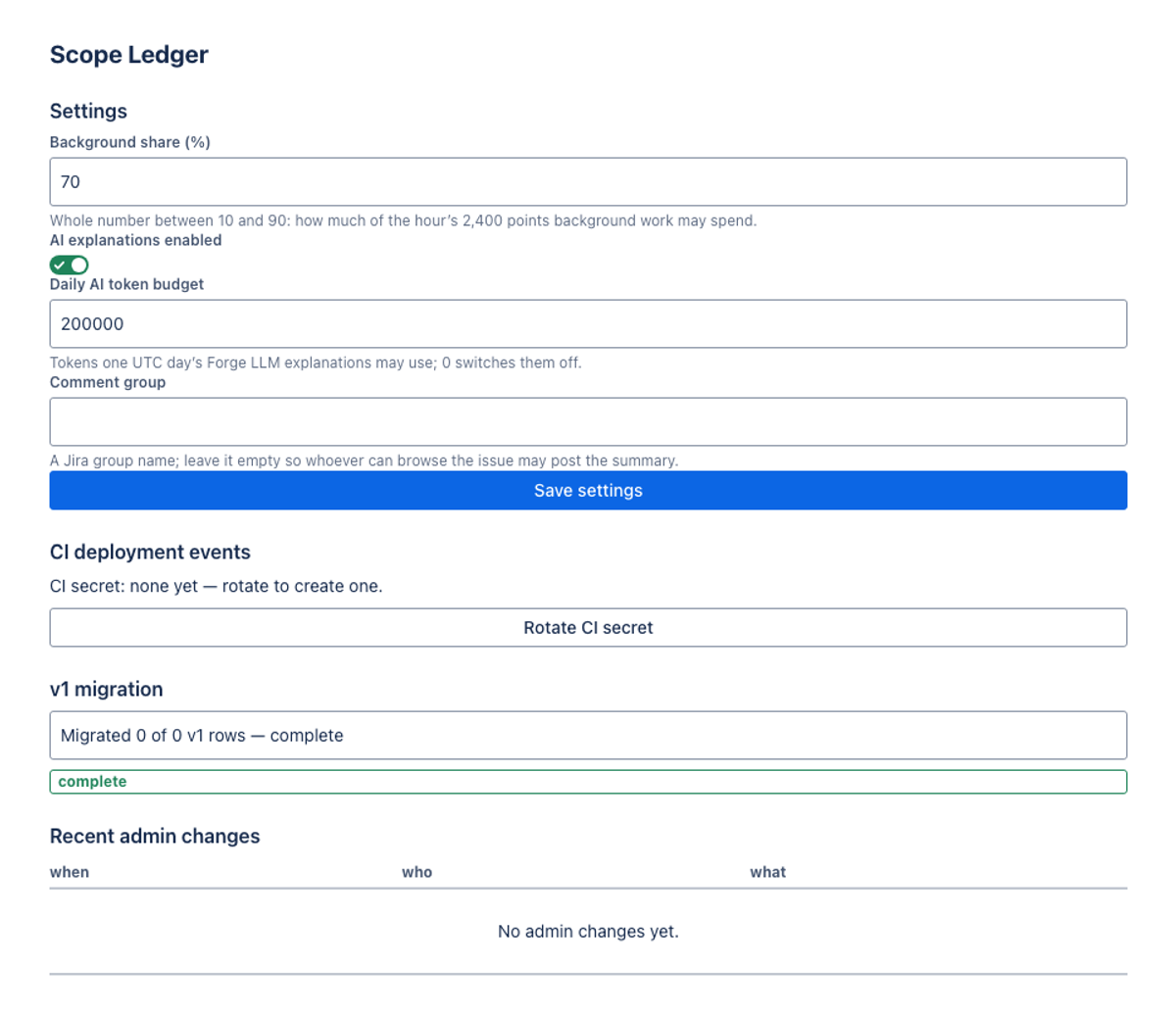 Qwen 3.8 Omni Flash on the Forge 2.0 agentic benchmark — Admin panel (UI Kit) · light: drawn by the benchmark from the app's component tree, not by Jira.