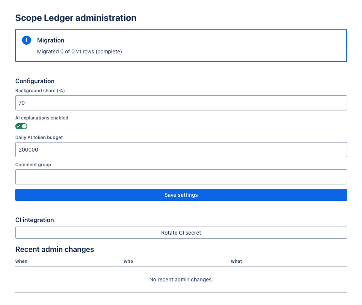 gemini-4-argon, single model via Google on the Forge 2.0 agentic benchmark — Admin panel (UI Kit) · light: drawn by the benchmark from the app's component tree, not by Jira.