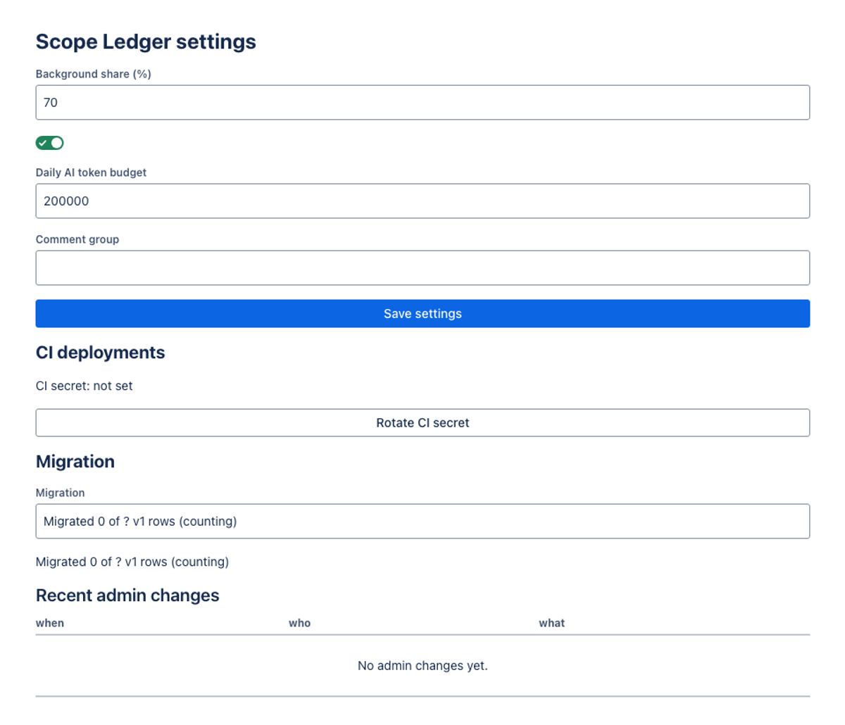 anthropic/claude-opus-5.5, single model via OpenRouter on the Forge 2.0 agentic benchmark — Admin panel (UI Kit) · light: drawn by the benchmark from the app's component tree, not by Jira.