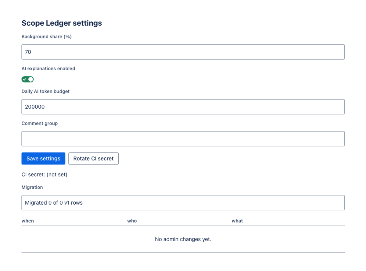 DeepSeek 4.1 Flash on the Forge 2.0 agentic benchmark — Admin panel (UI Kit) · light: drawn by the benchmark from the app's component tree, not by Jira.