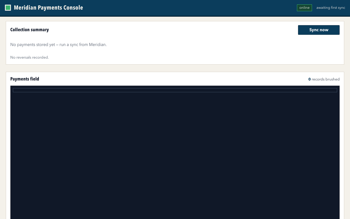 qwen/qwen3.8-flash, single model via OpenRouter on the Gauntlet 7.2 agentic benchmark — Initial app view