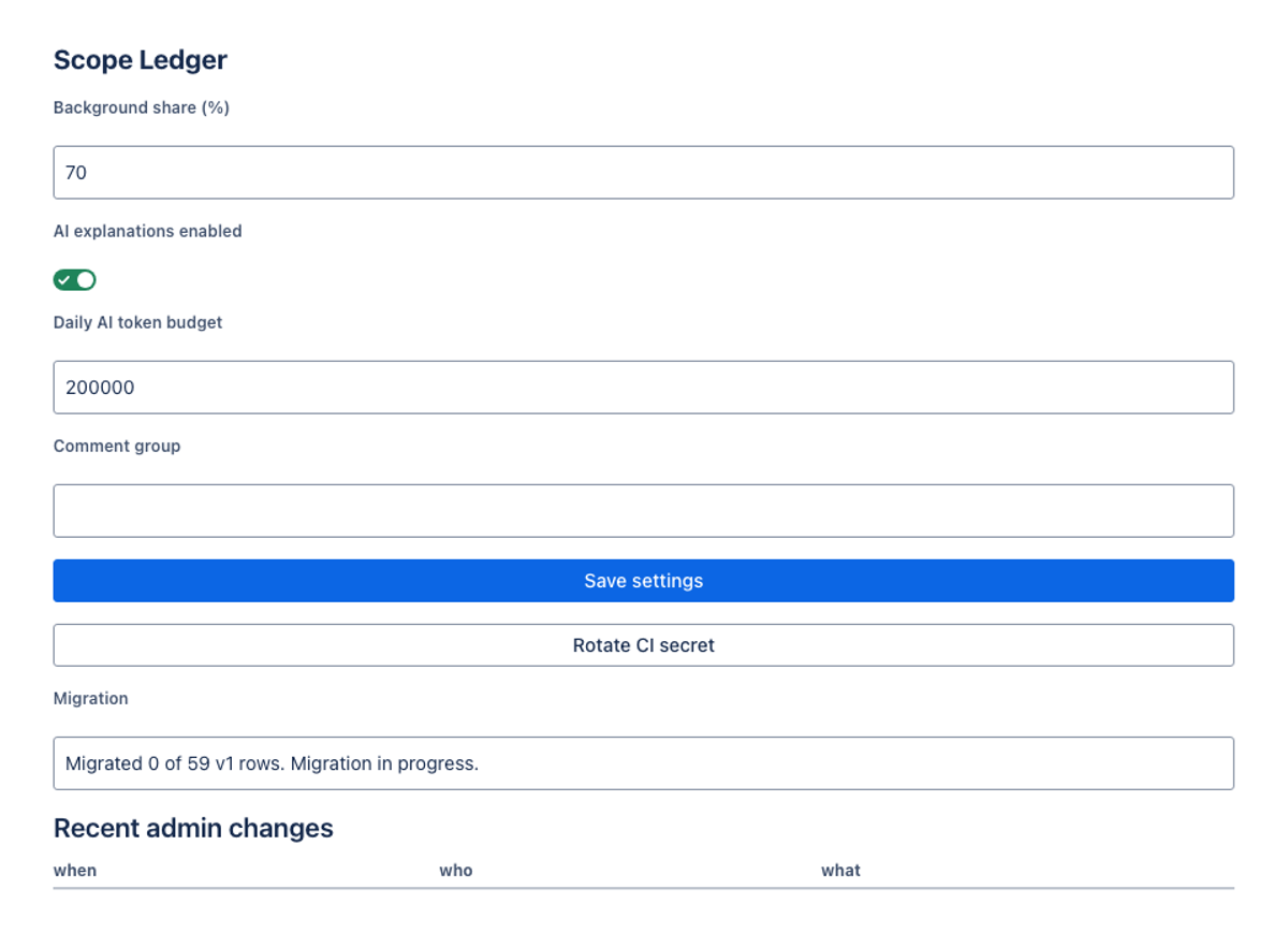 DeepSeek 4.1 Flash 1017 on the Forge 2.0 agentic benchmark — Admin panel (UI Kit) · light: drawn by the benchmark from the app's component tree, not by Jira.