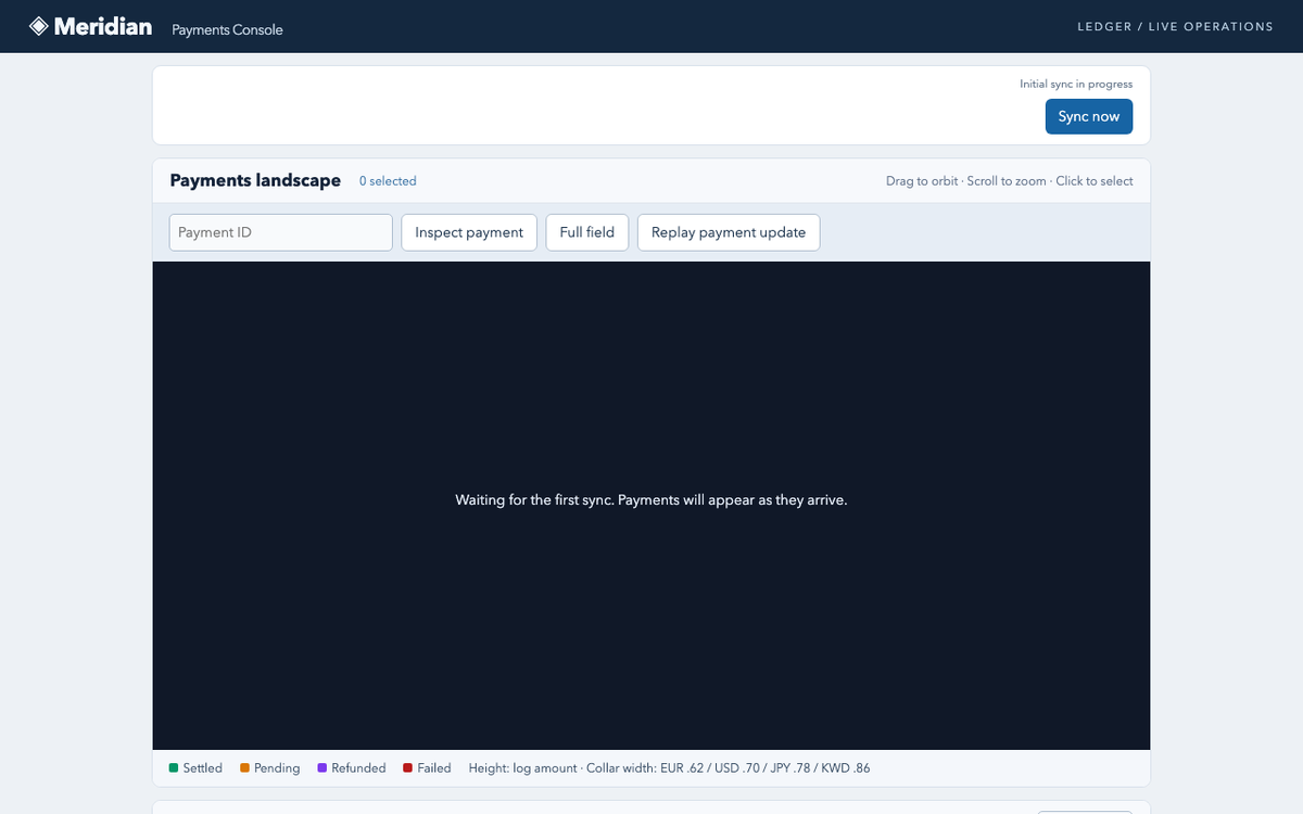 typesafe/jev-router, single model via OpenRouter on the Gauntlet 7.2 agentic benchmark — Initial app view
