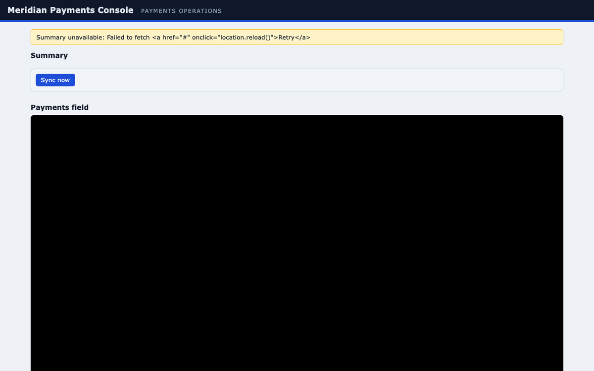 Glimpse on the Gauntlet 7.2 agentic benchmark — Error state