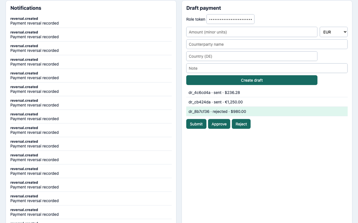 ~openai/gpt-terra-latest, single model via OpenRouter on the Gauntlet 7.2 agentic benchmark — Payment workflow