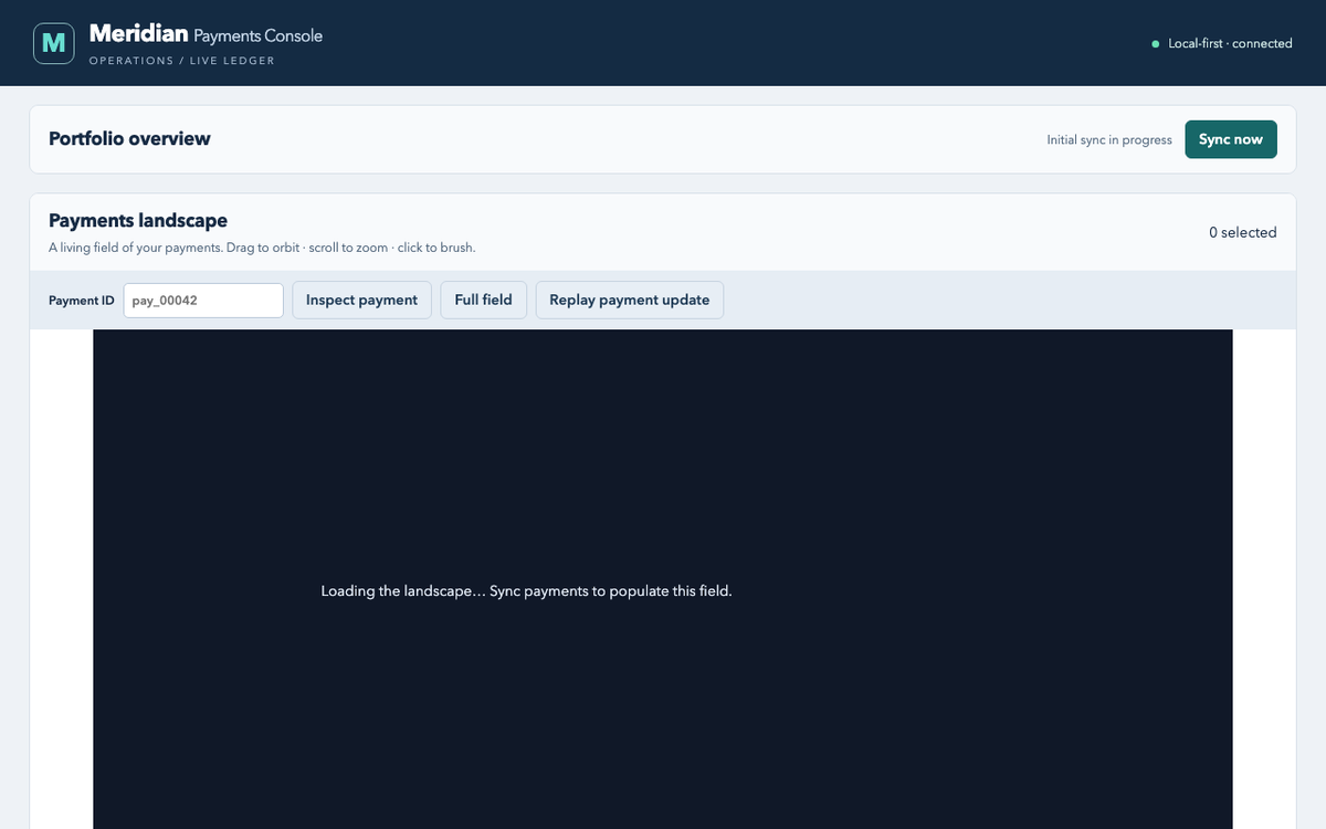 openai/gpt-6.1-sol, single model via OpenRouter on the Gauntlet 7.2 agentic benchmark — Initial app view