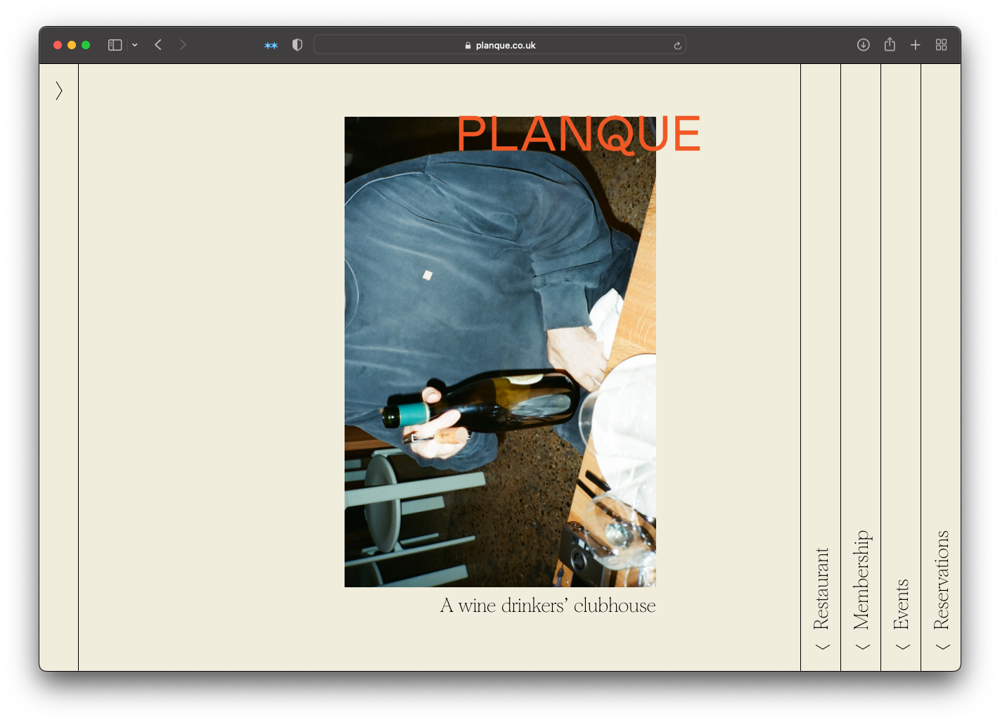 Planque Website – 1