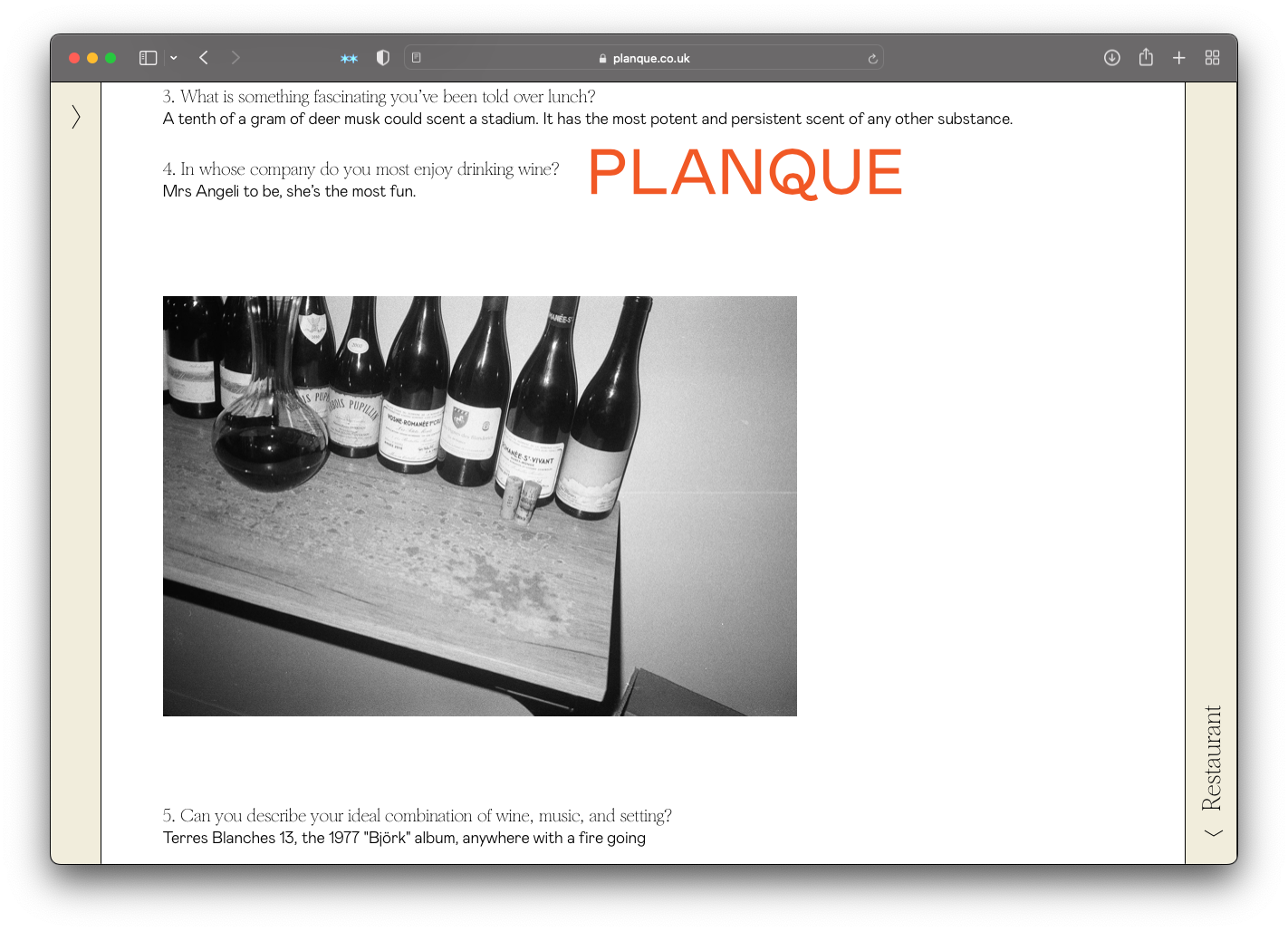 Planque Website – 8