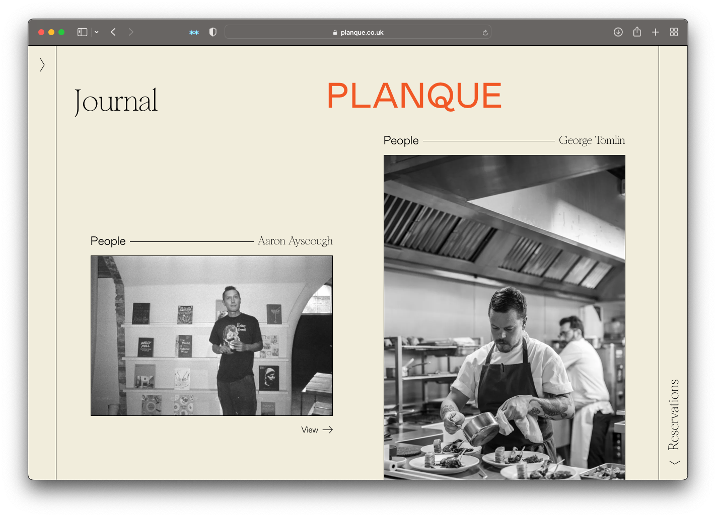 Planque Website – 6