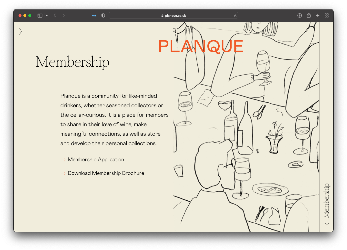 Planque Website – 3