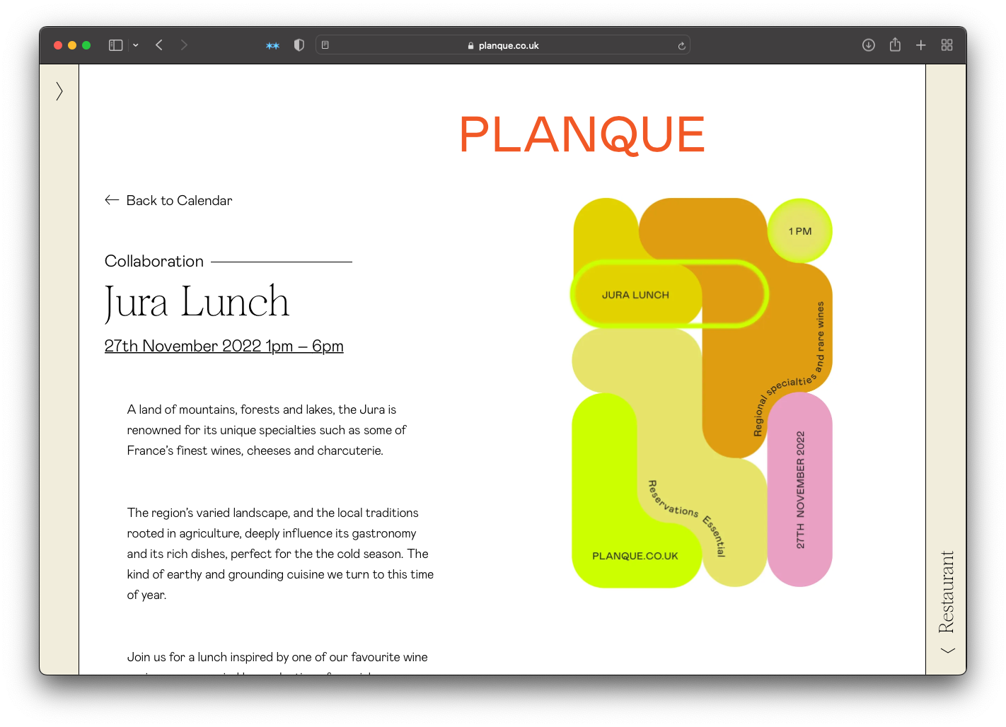 Planque Website – 9