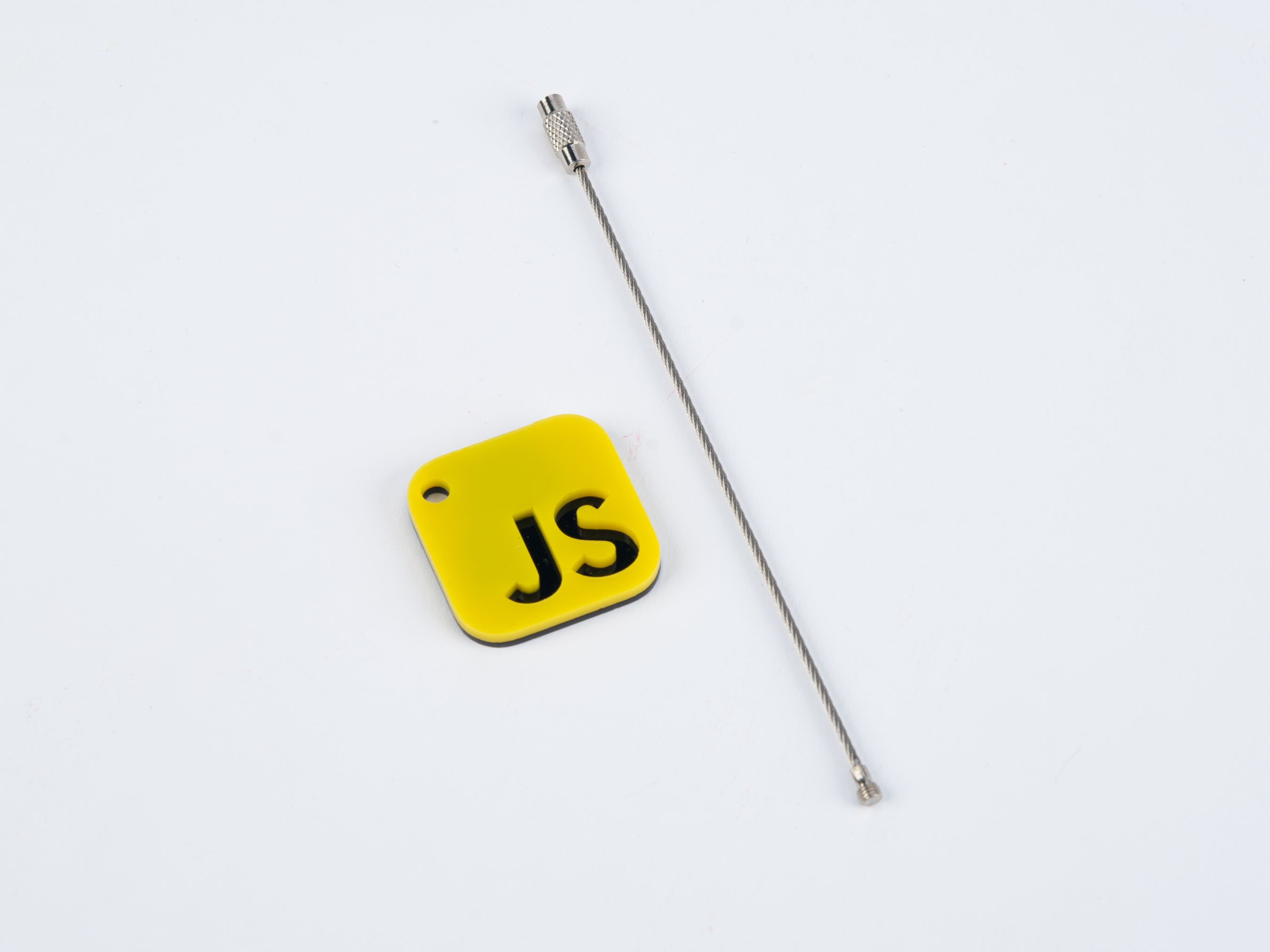 javascript charm with cable ring