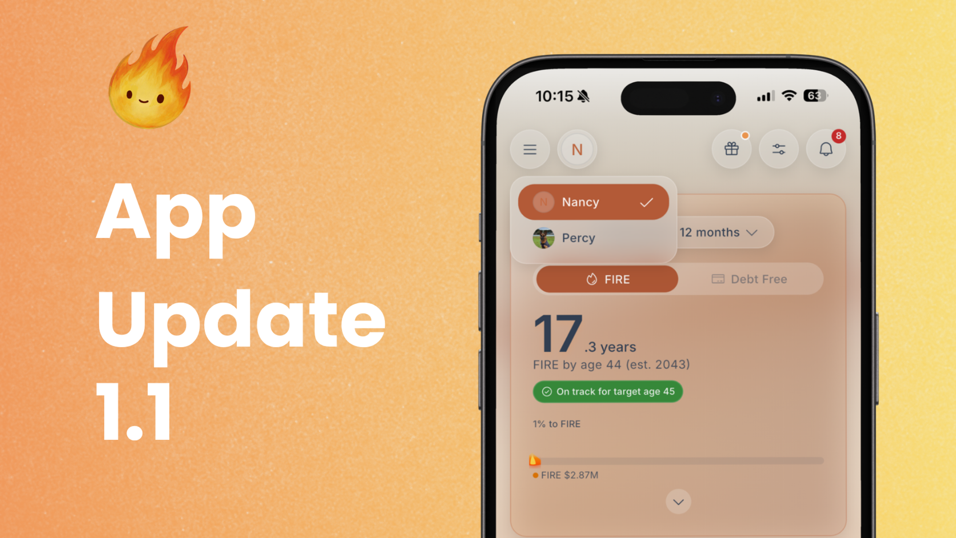 app 1.1 update with screenshot