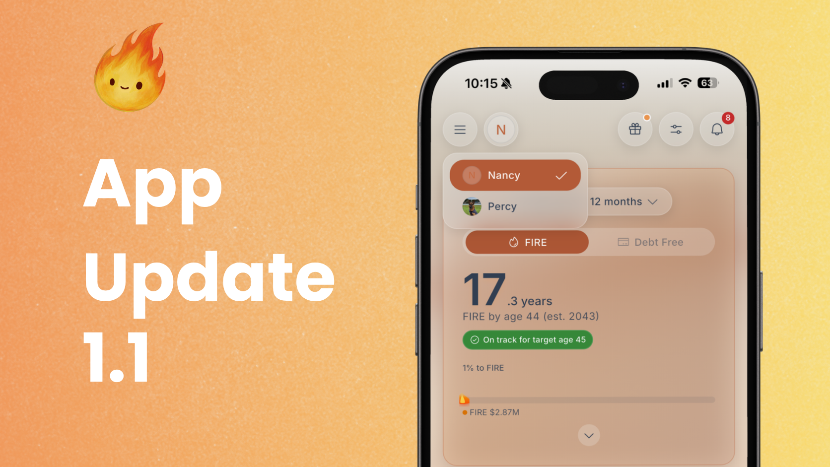app 1.1 update with screenshot