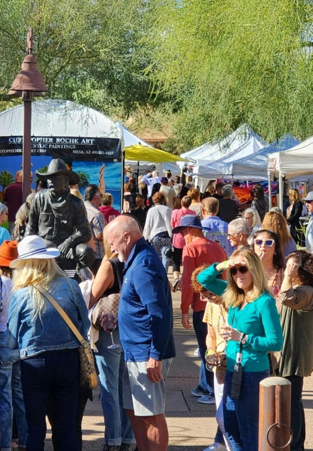 Stagecoach Village Fine Art & Wine Festival in Cave Creek, Arizona