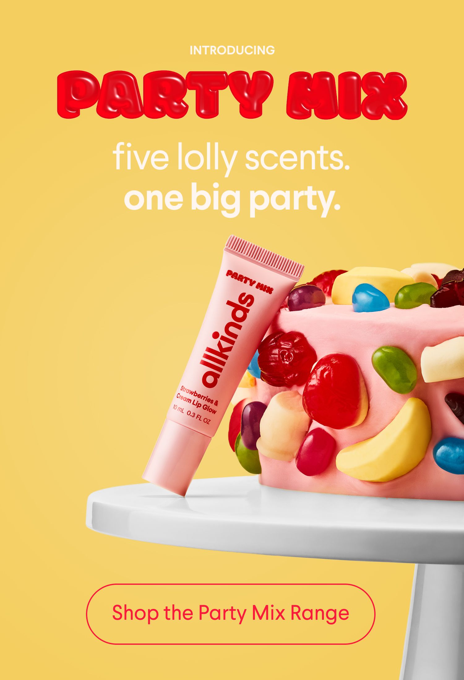 Allkinds New Collection Party Mix featuring Lip Balm