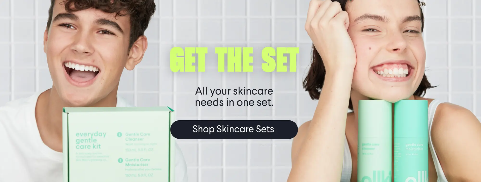 Get the skincare set 