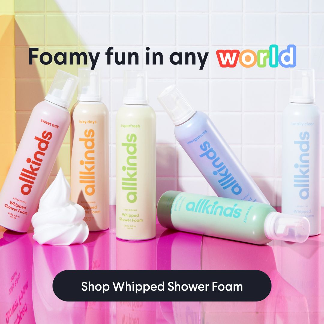 Whipped Shower Foam in all colours 