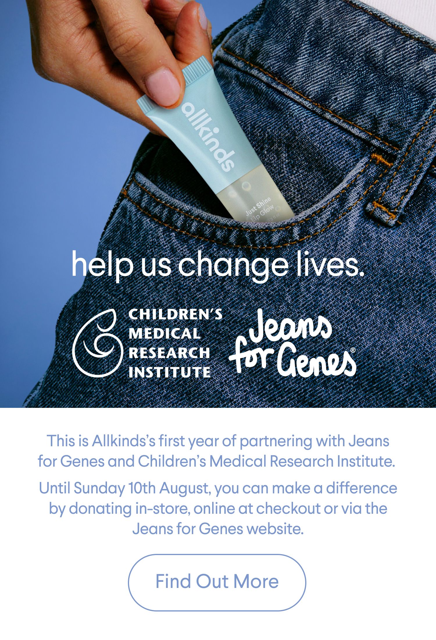 an ad for jeans for genes shows a person putting something in their pocket