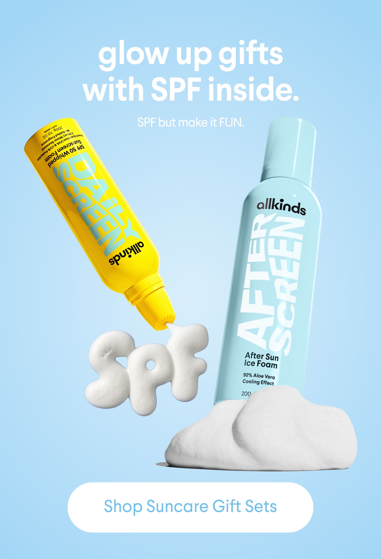 glow up gifts with spf inside by allkinds