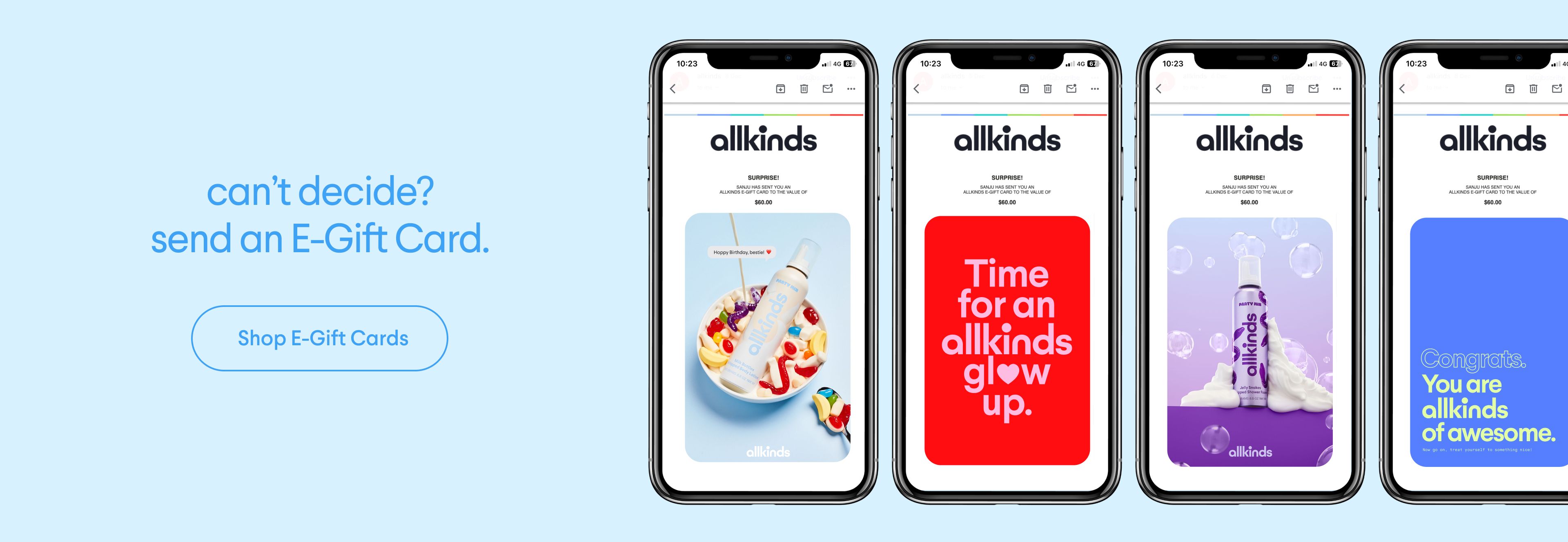 Can't decide? Send an e-gift card