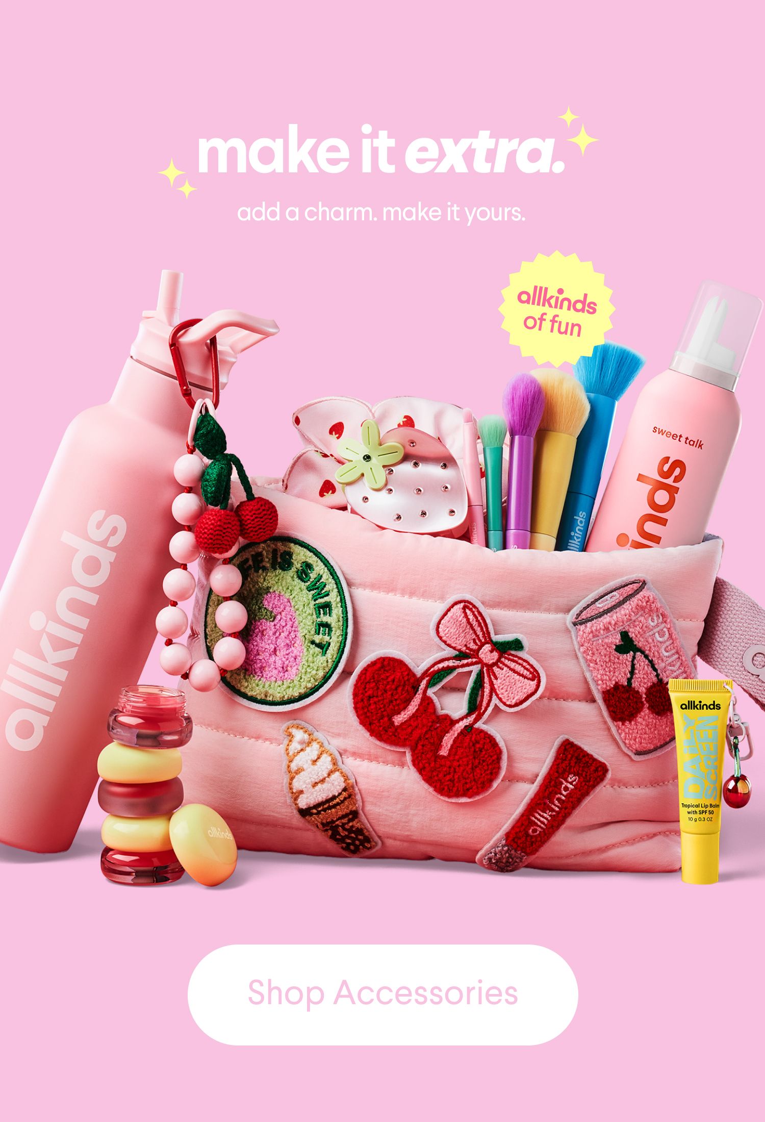 an advertisement for new lip and cheek tints