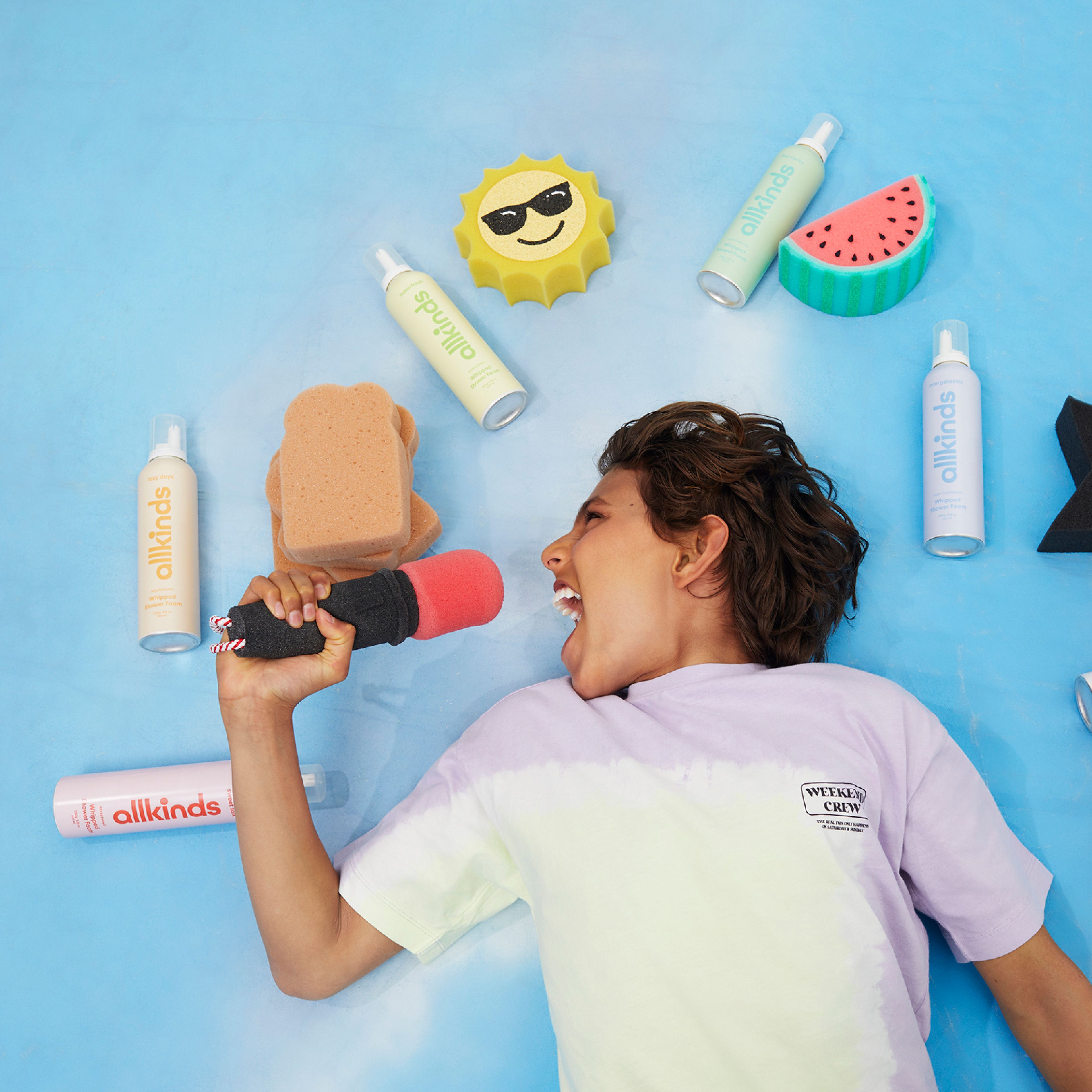 Waffle Washer Bath Sponge Allkinds