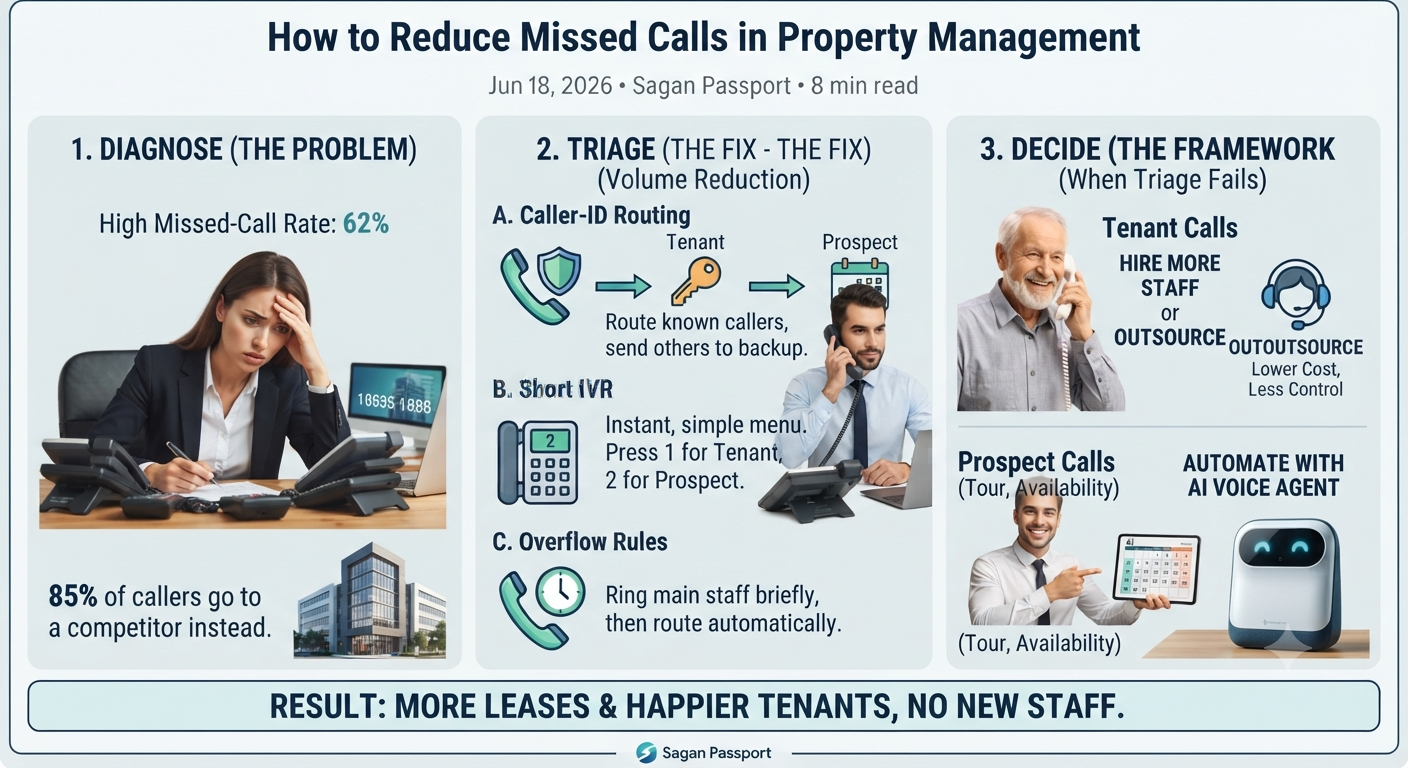 How to Reduce Missed Calls in Property Management Without Adding Headcount