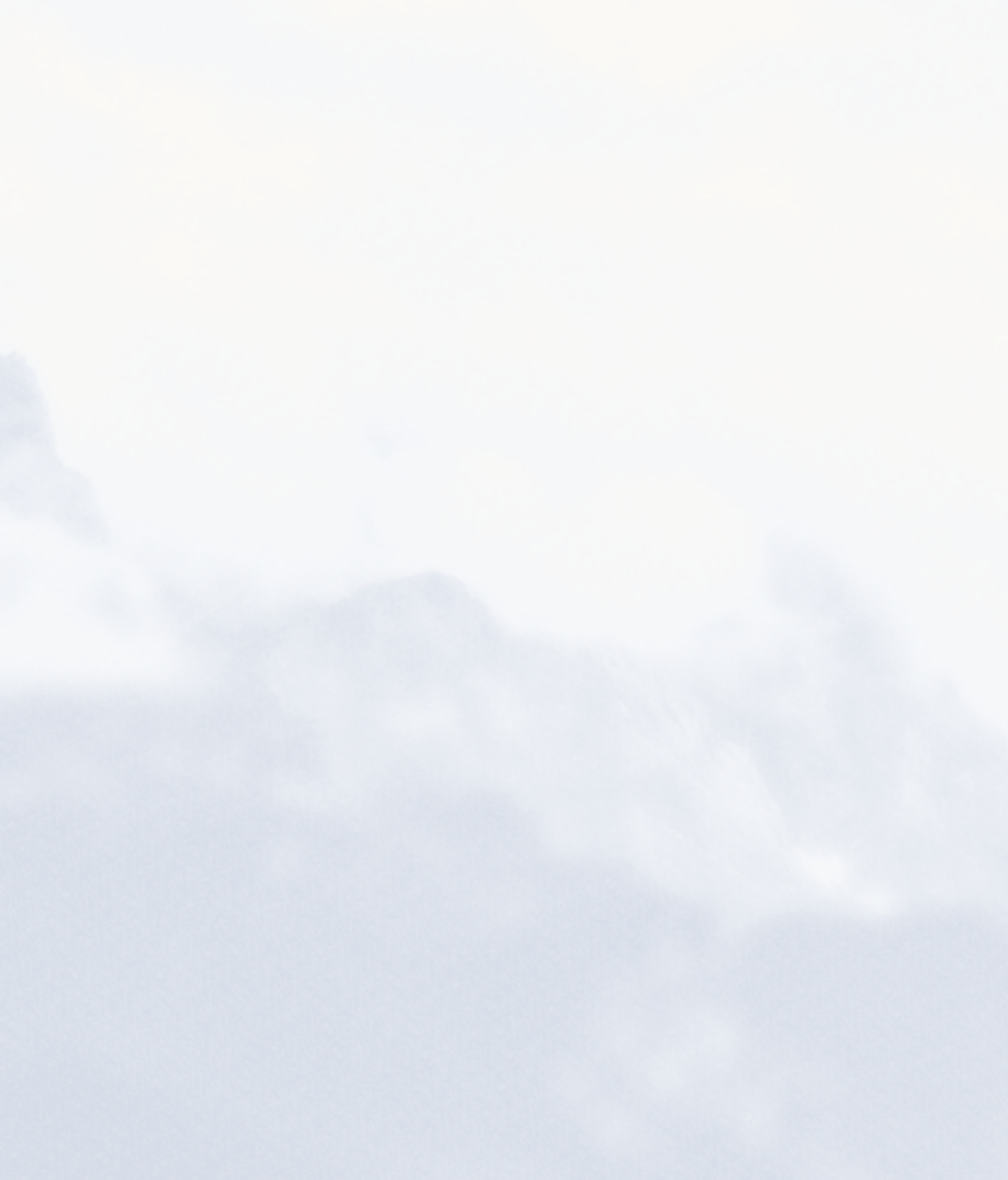 Pale mountain haze