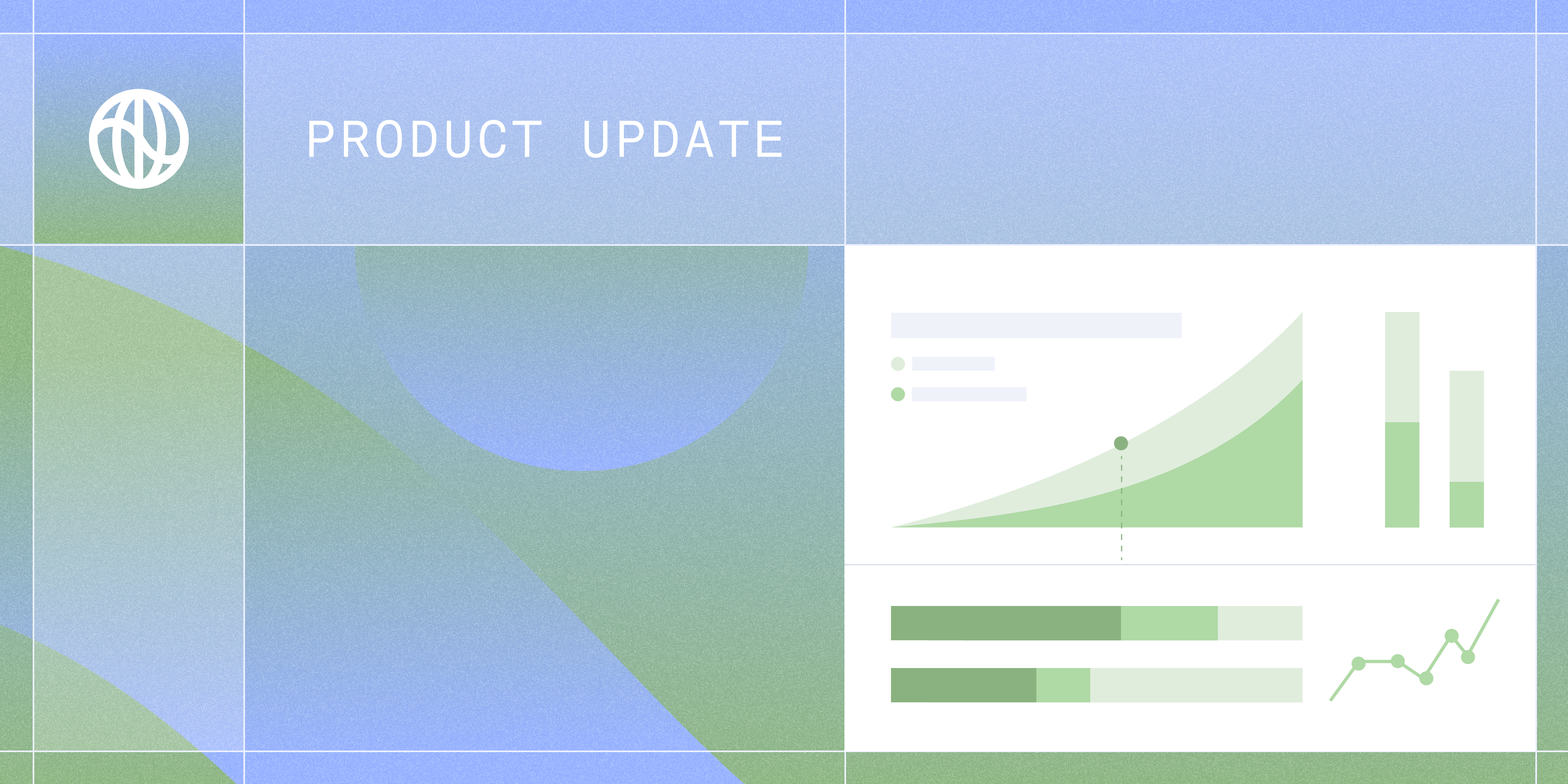 image showing graph and the words: Product Update
