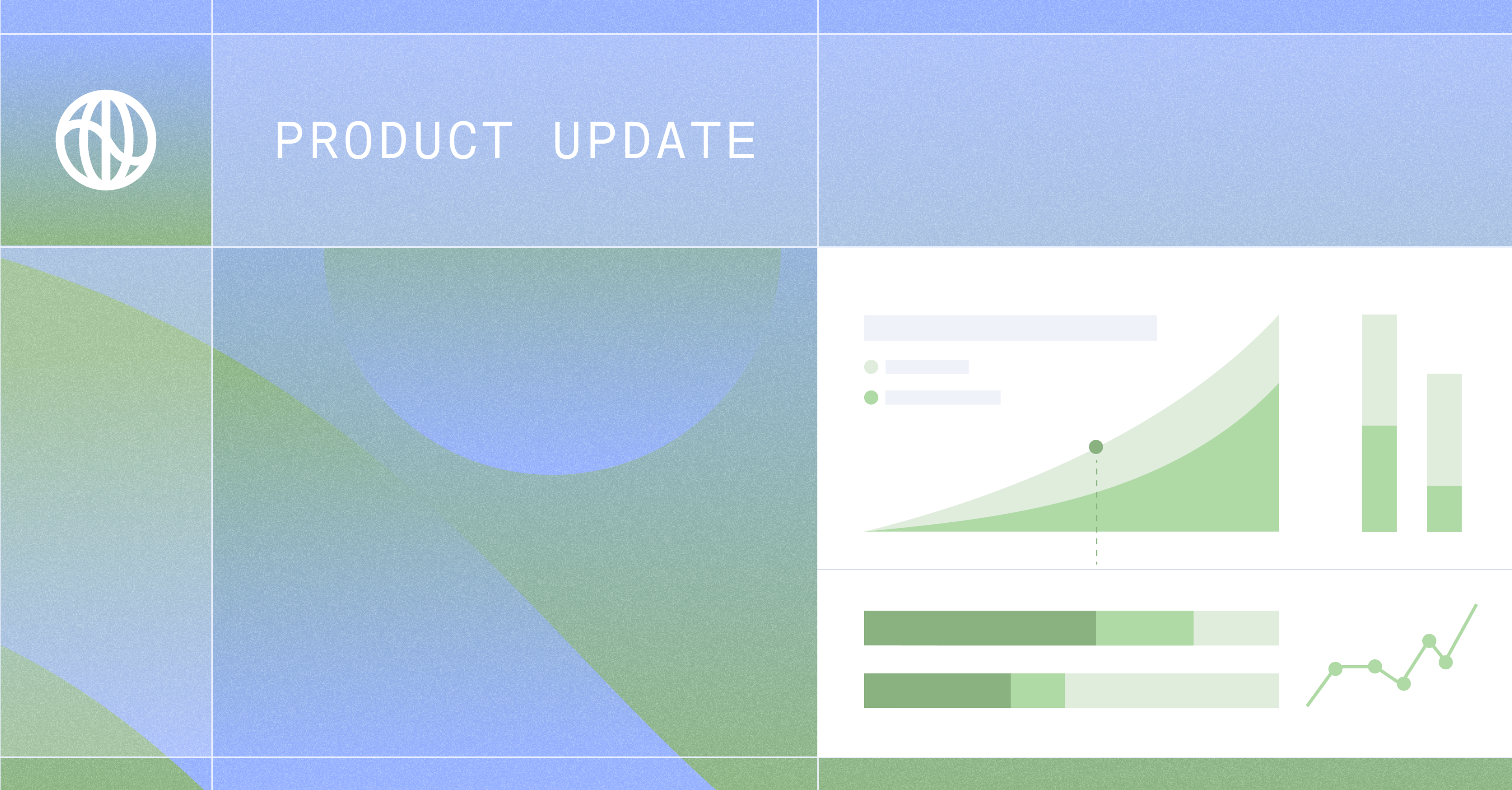 image showing graph and the words: Product Update