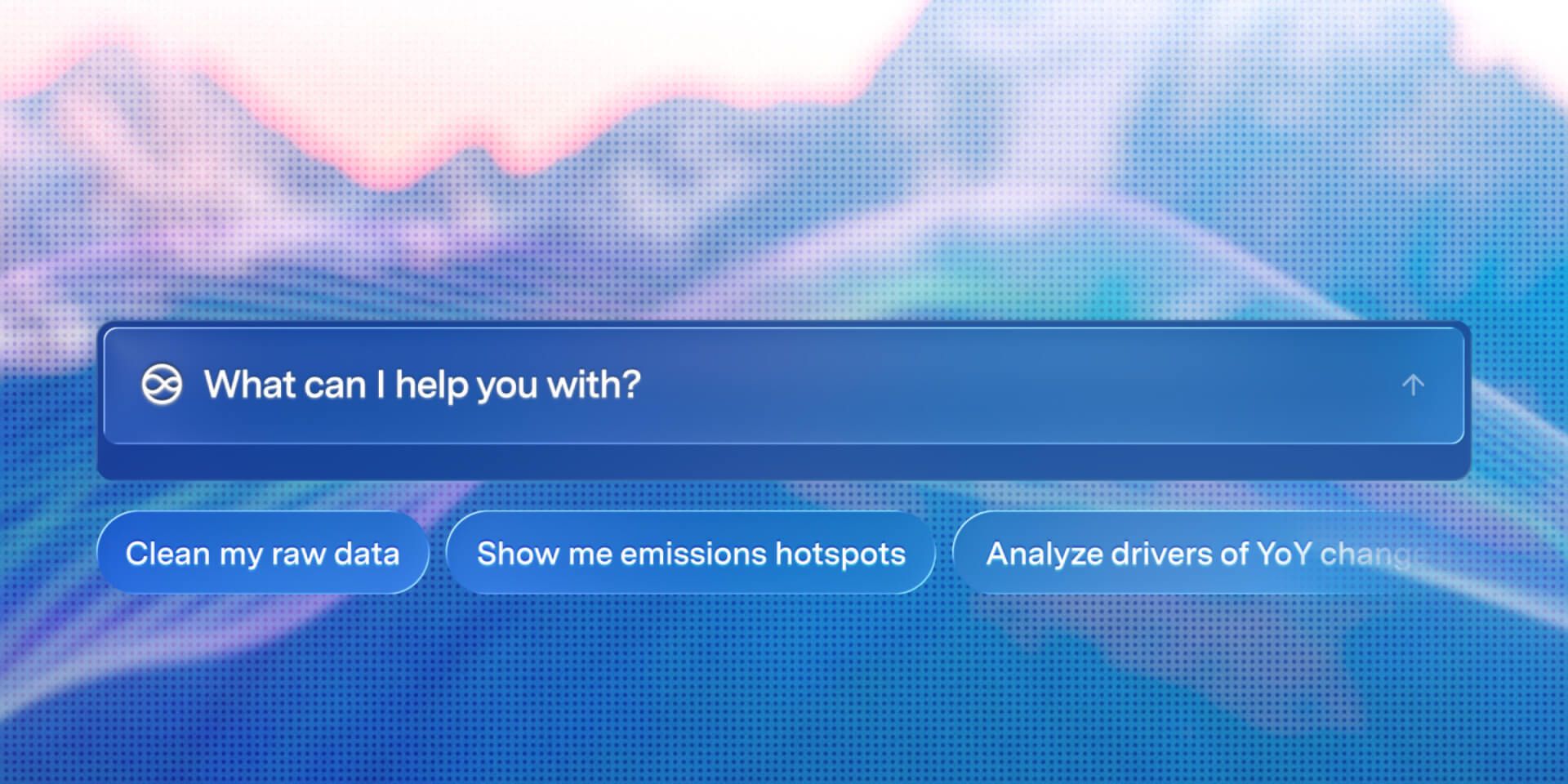 illustrated depiction of engaging with the agents via a conversational chatbox. 