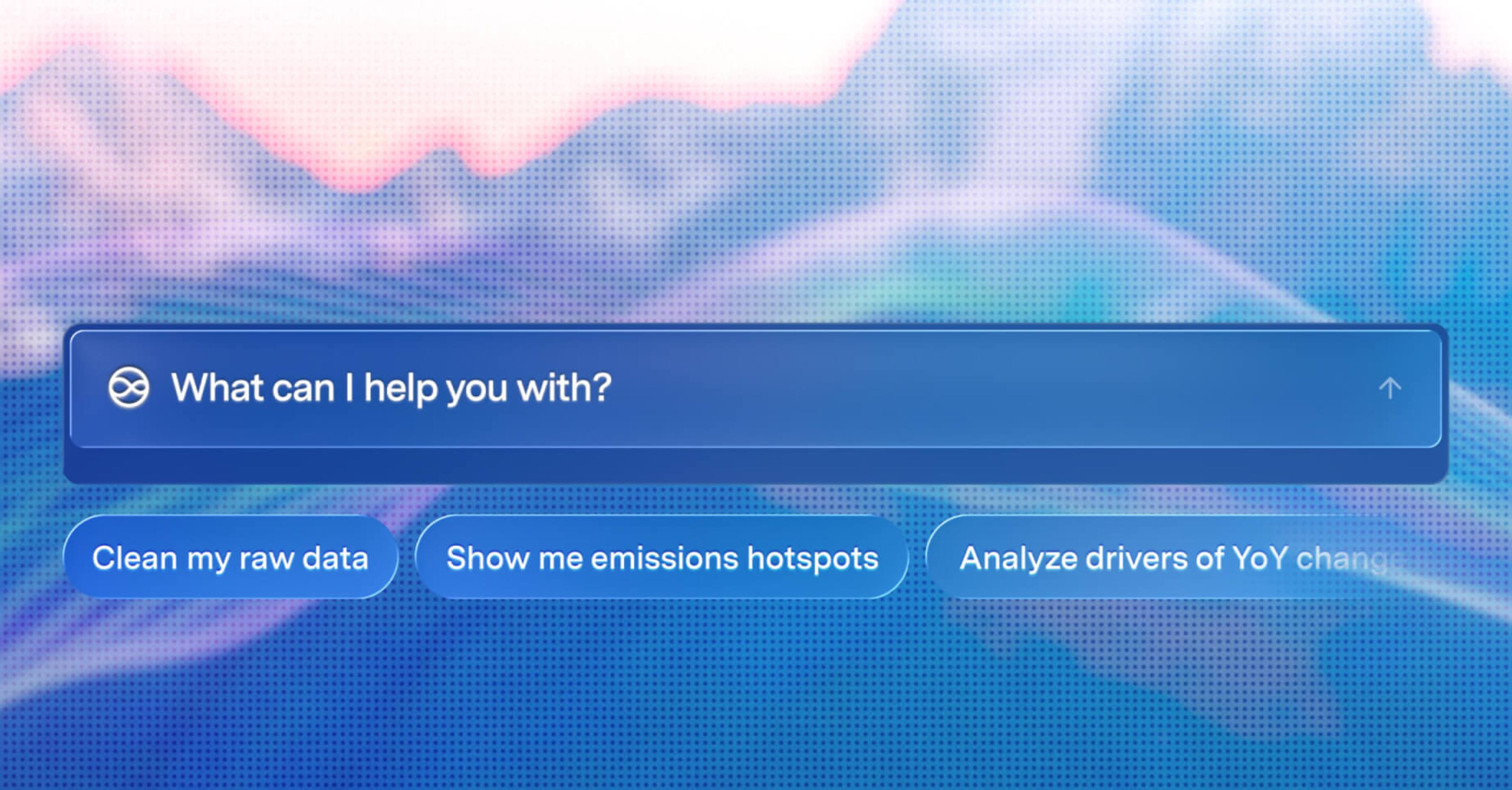 illustrated depiction of engaging with the agents via a conversational chatbox.