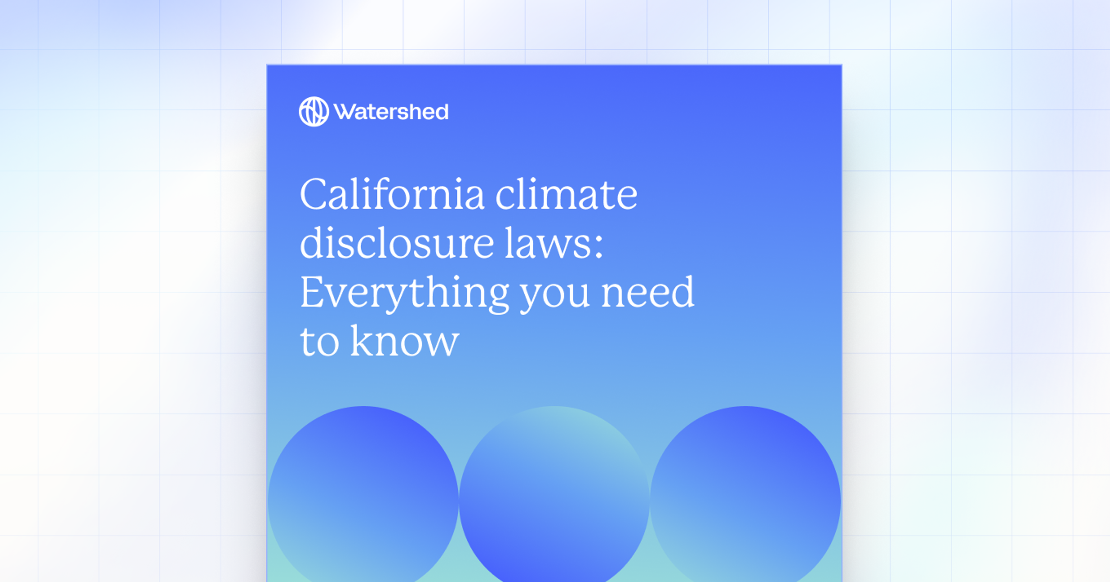 california climate disclosure laws cover page
