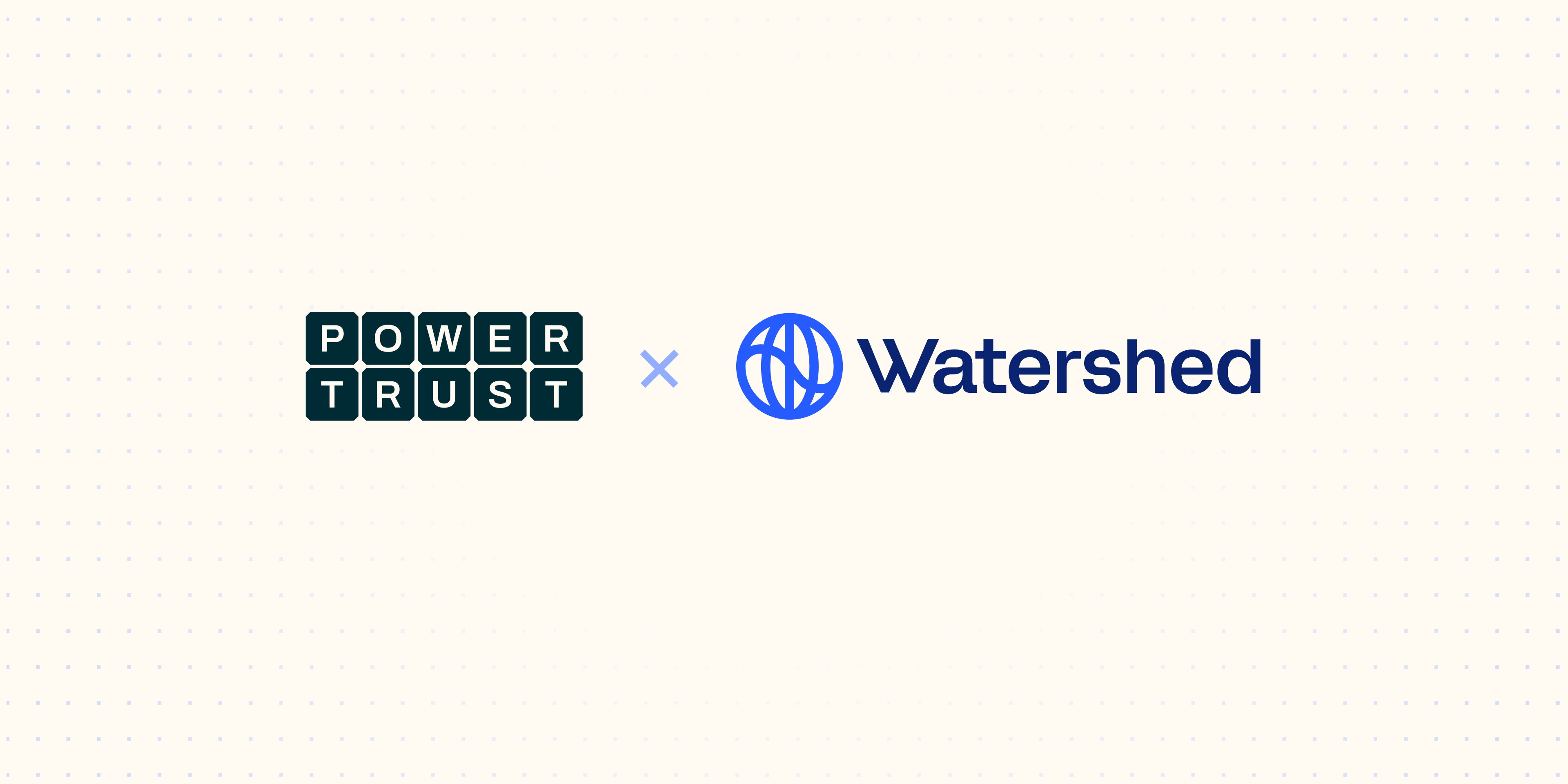 Powertrust and Watershed logos