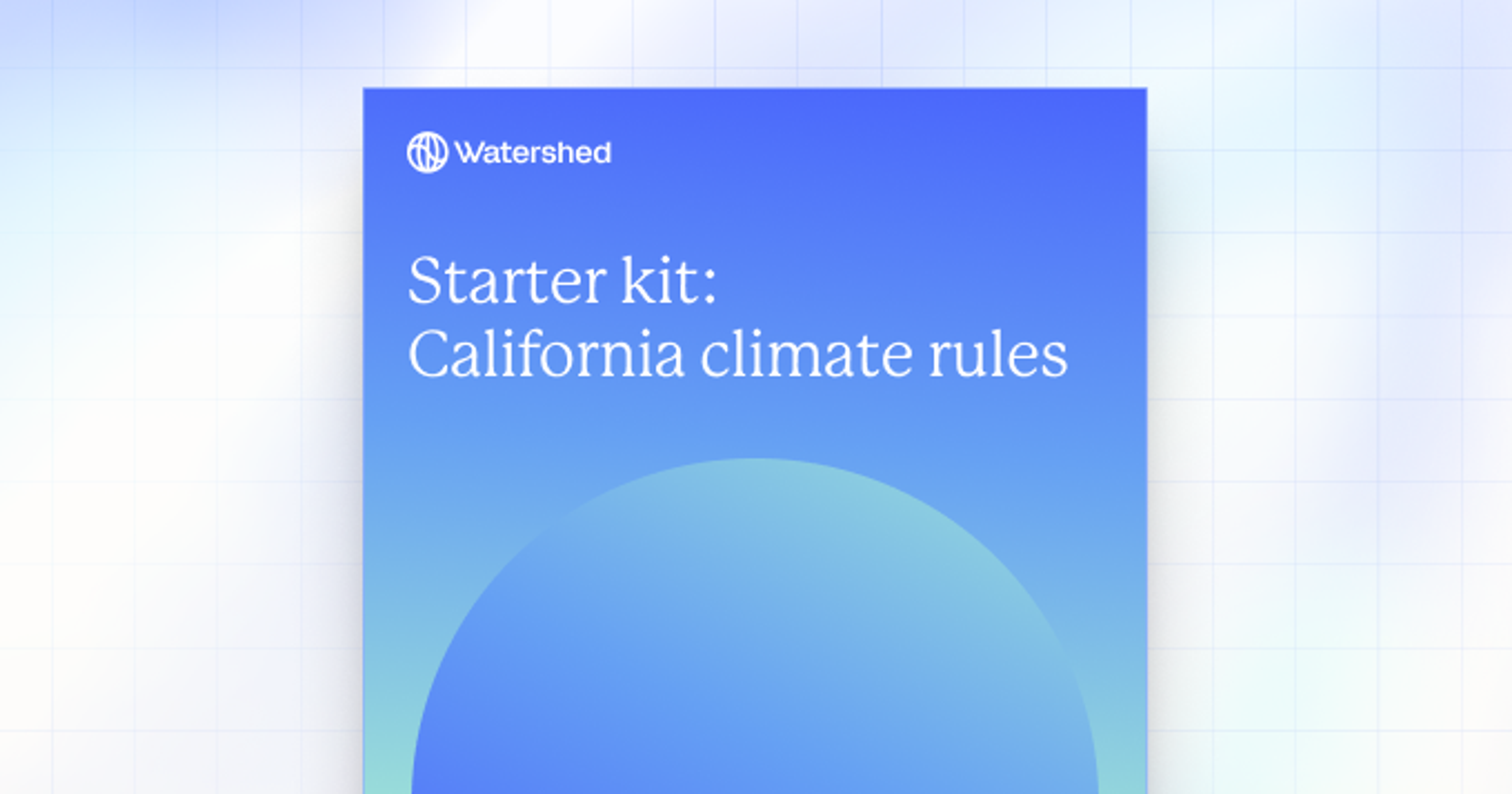 california climate rules cover page