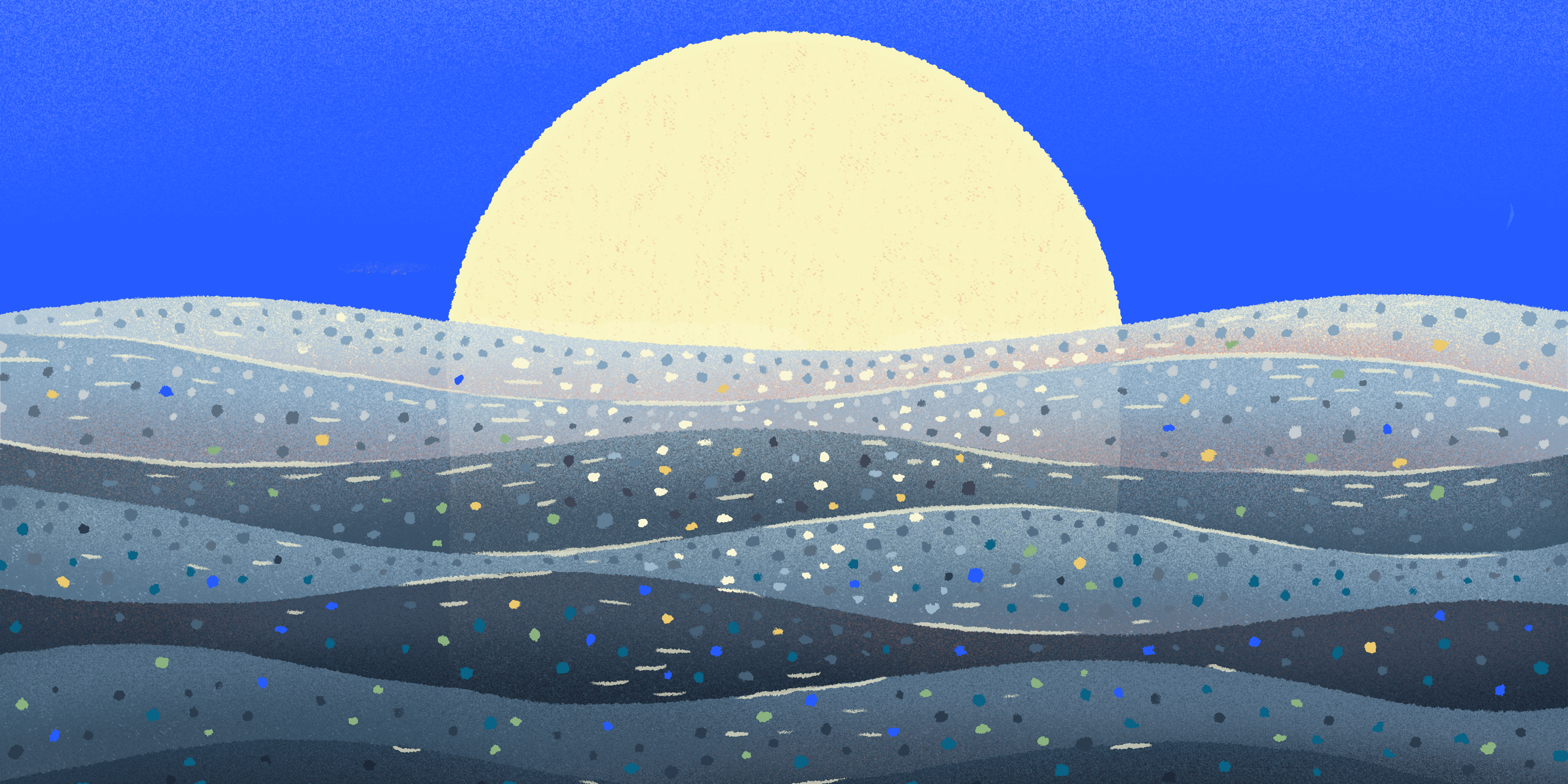 sun coming up over the ocean - ocean mineralization
