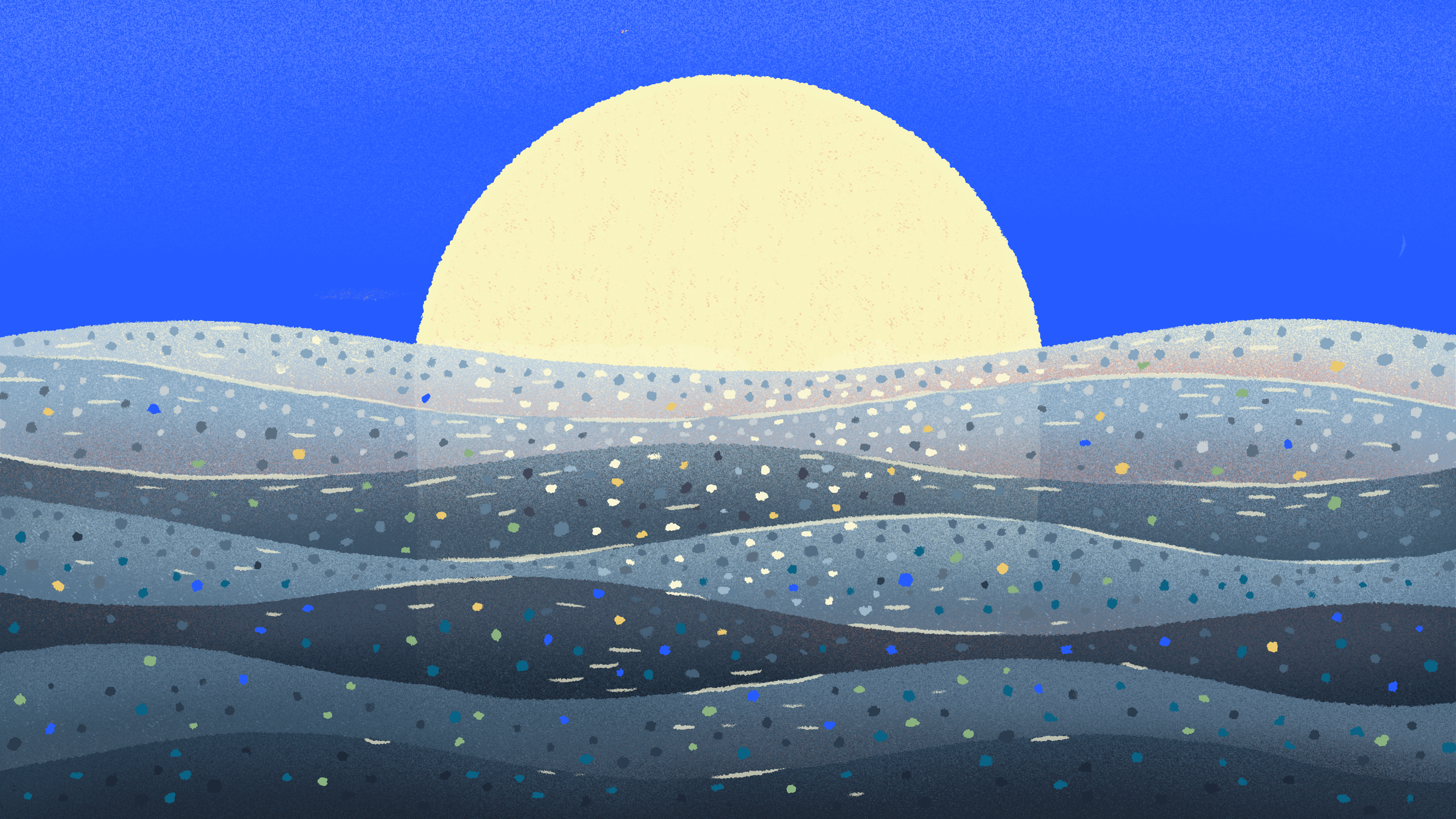 sun coming up over the ocean - ocean mineralization