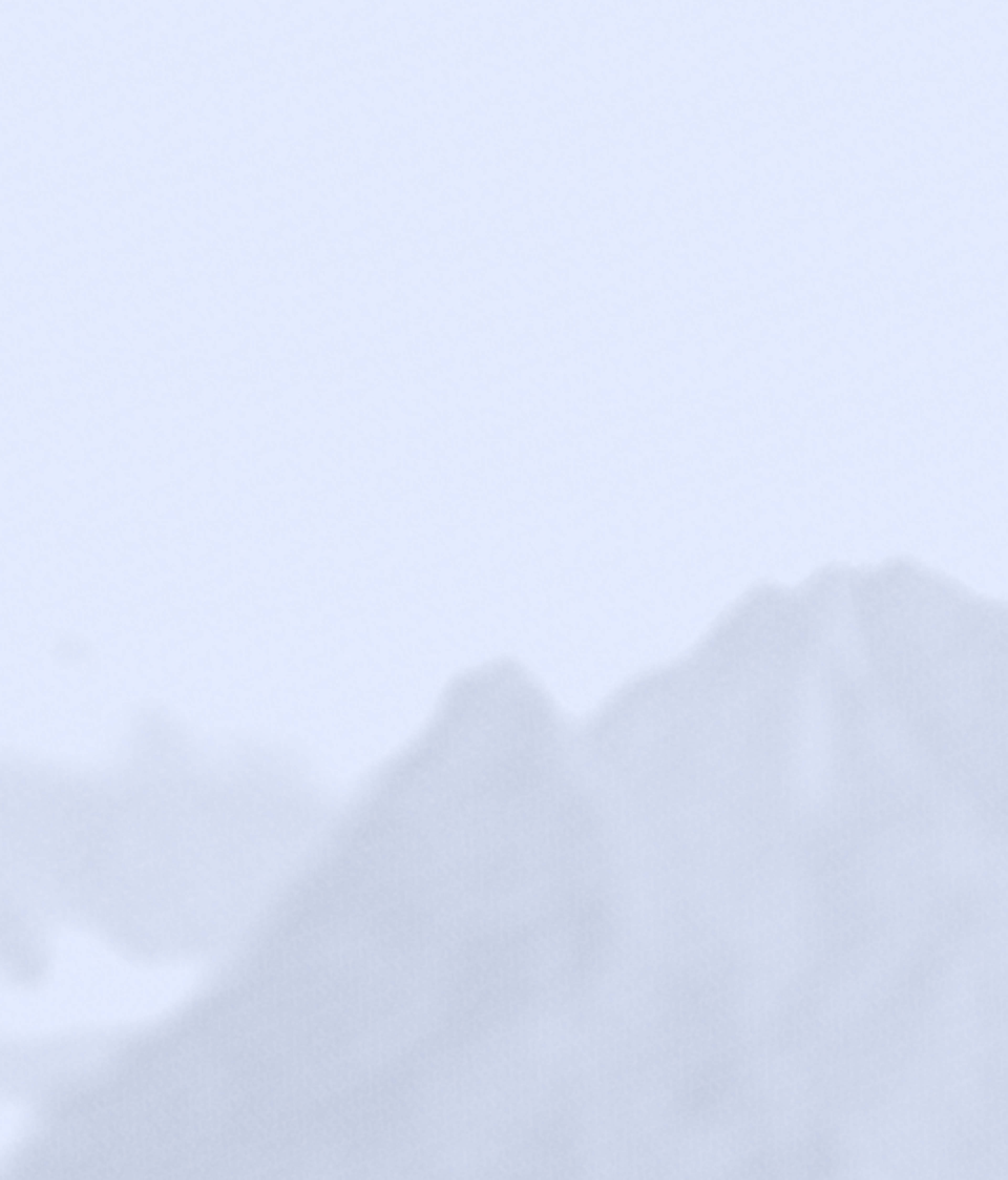 Mountain in soft light