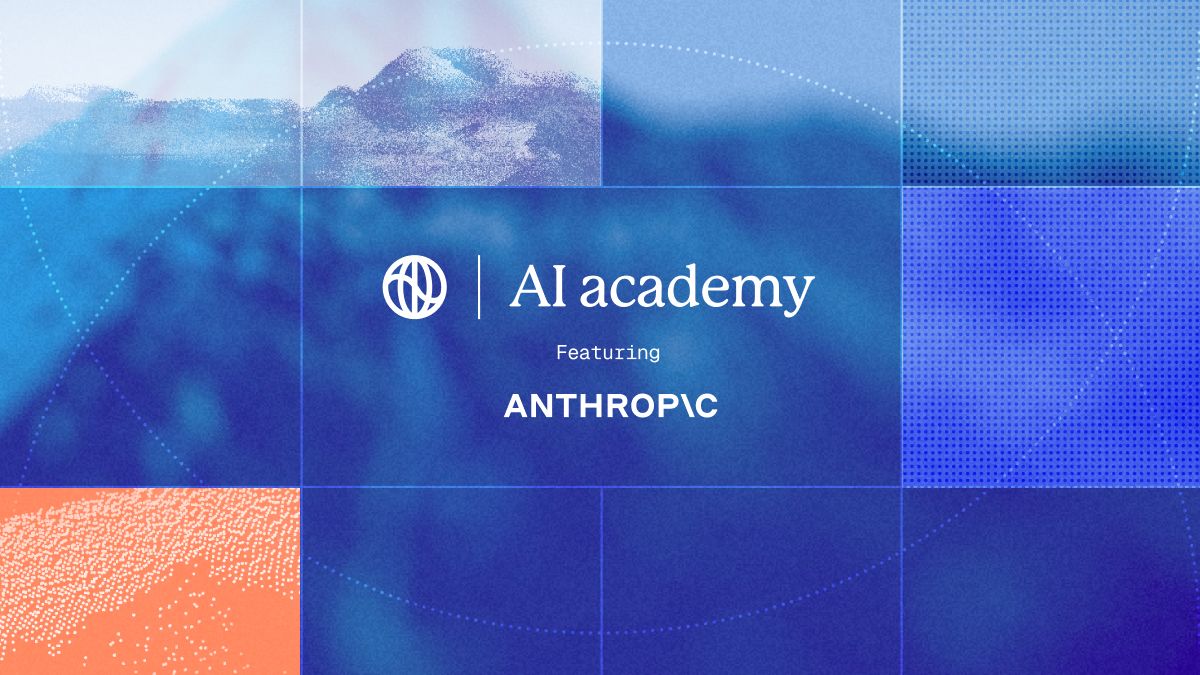 Watershed AI academy featuring Anthropic