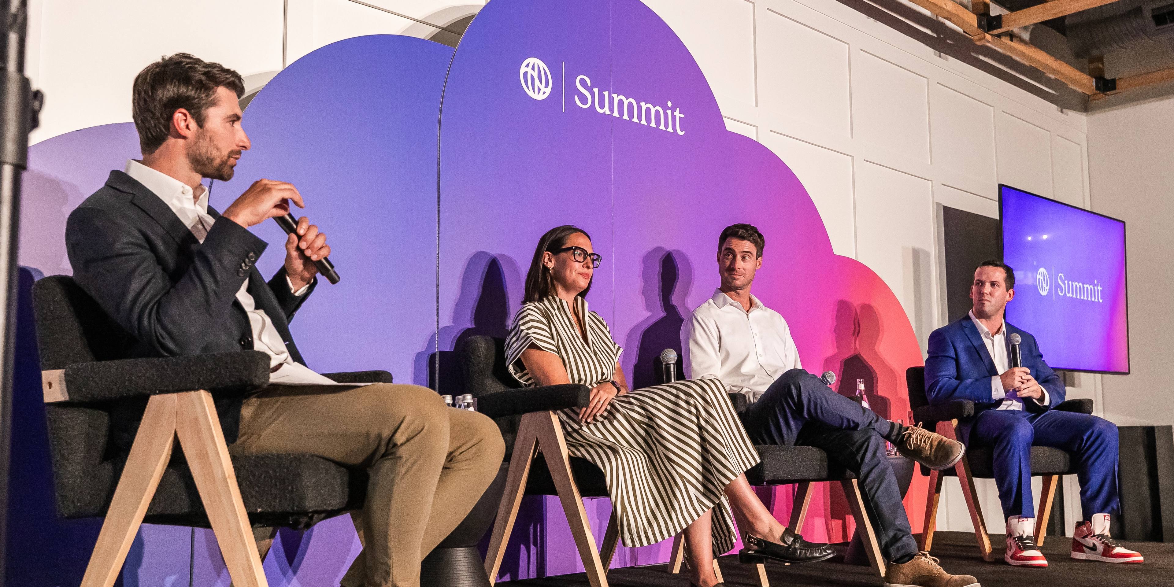 corporate sustainability leaders discussing how they use AI