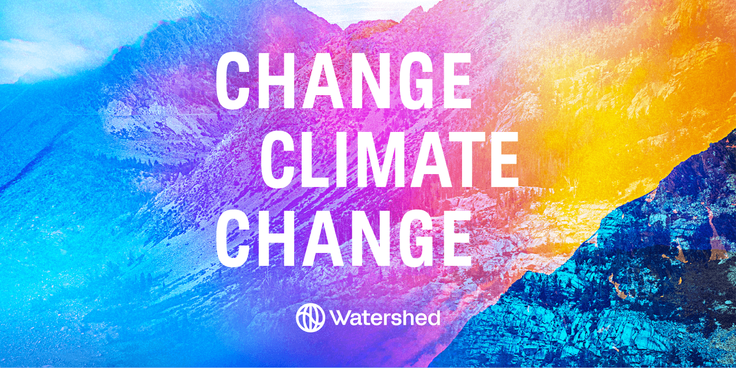 Change Climate Change image for Watershed, enterprise climate software