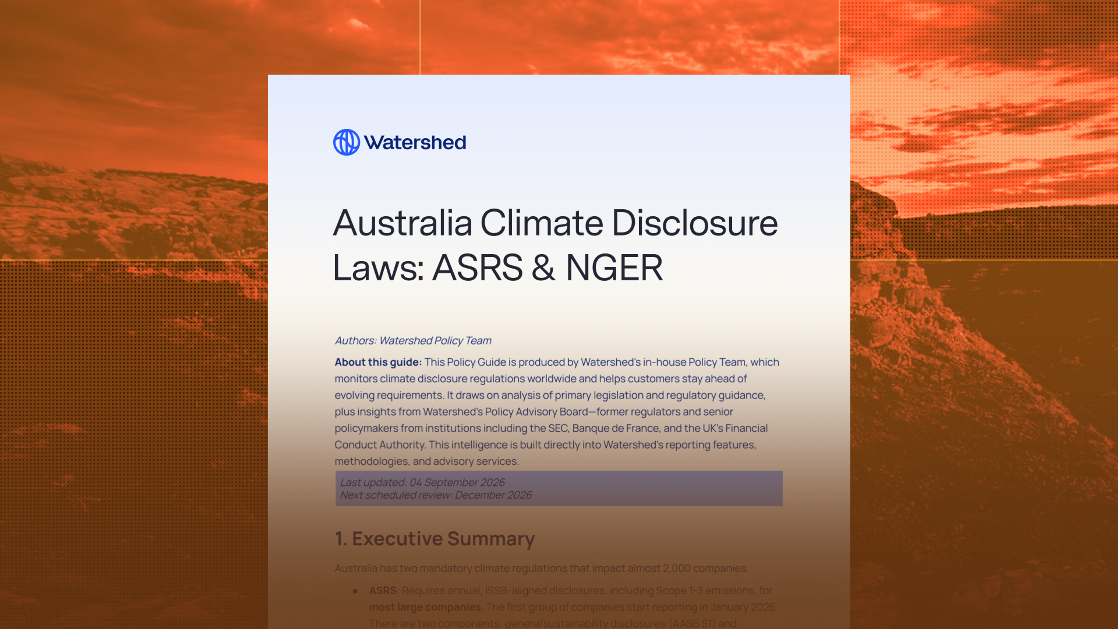 Your guide to Australia's climate disclosure laws