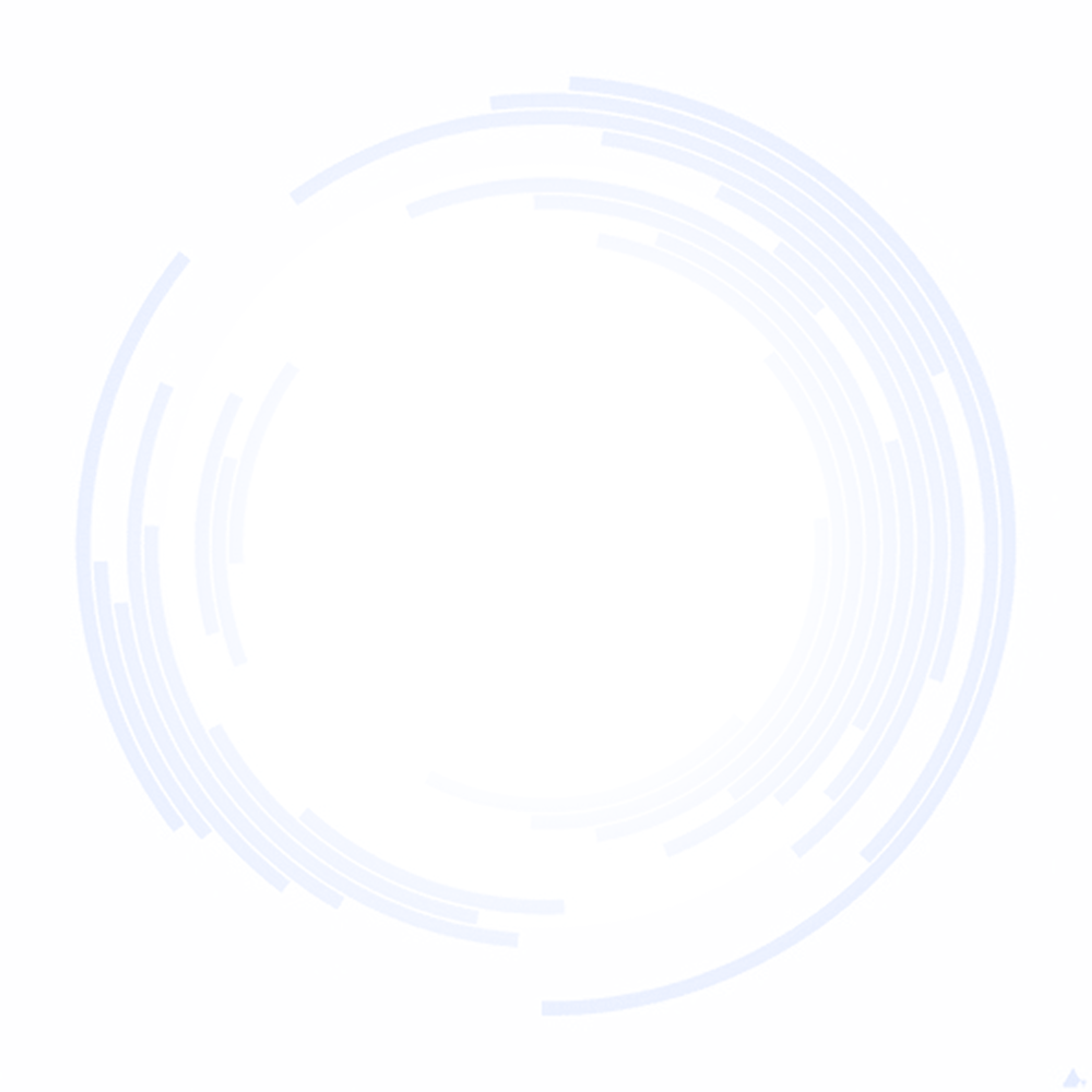 Radial abstract circles