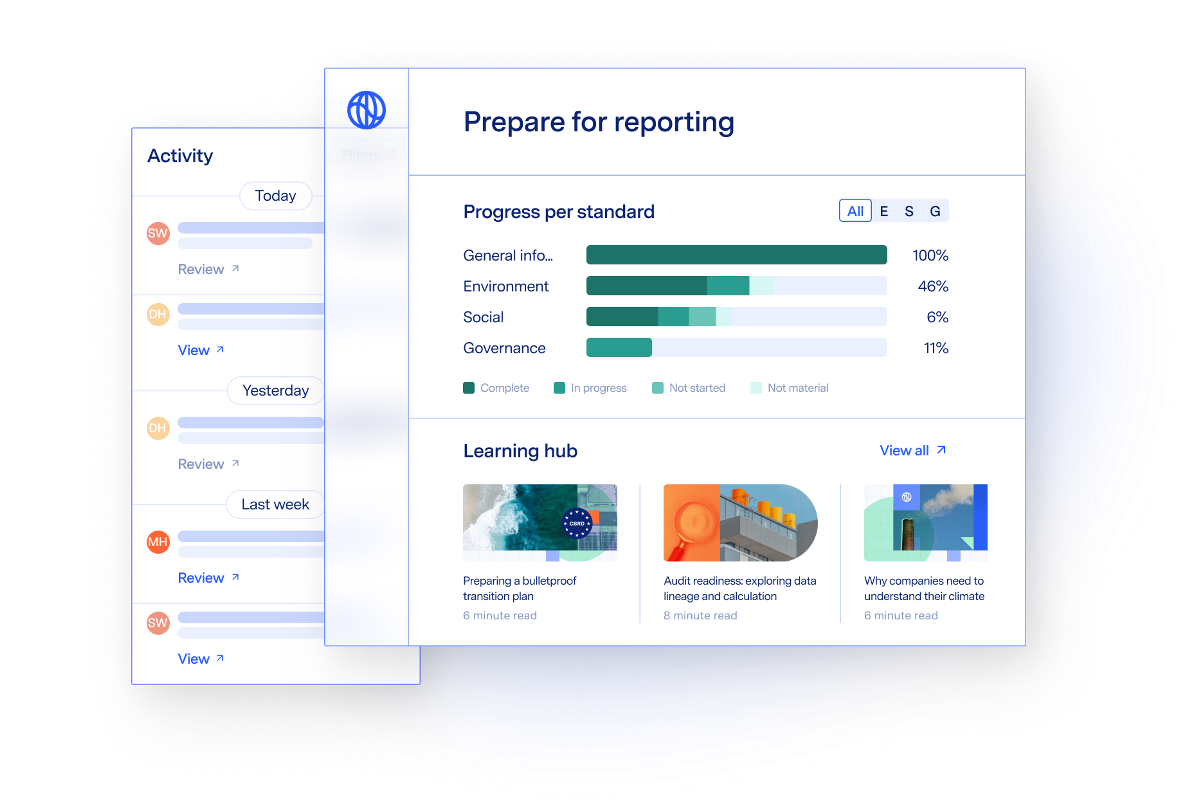 prepare for climate disclosure obligations