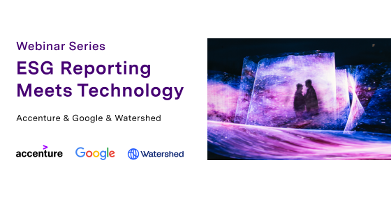 accenture, google, watershed logos
