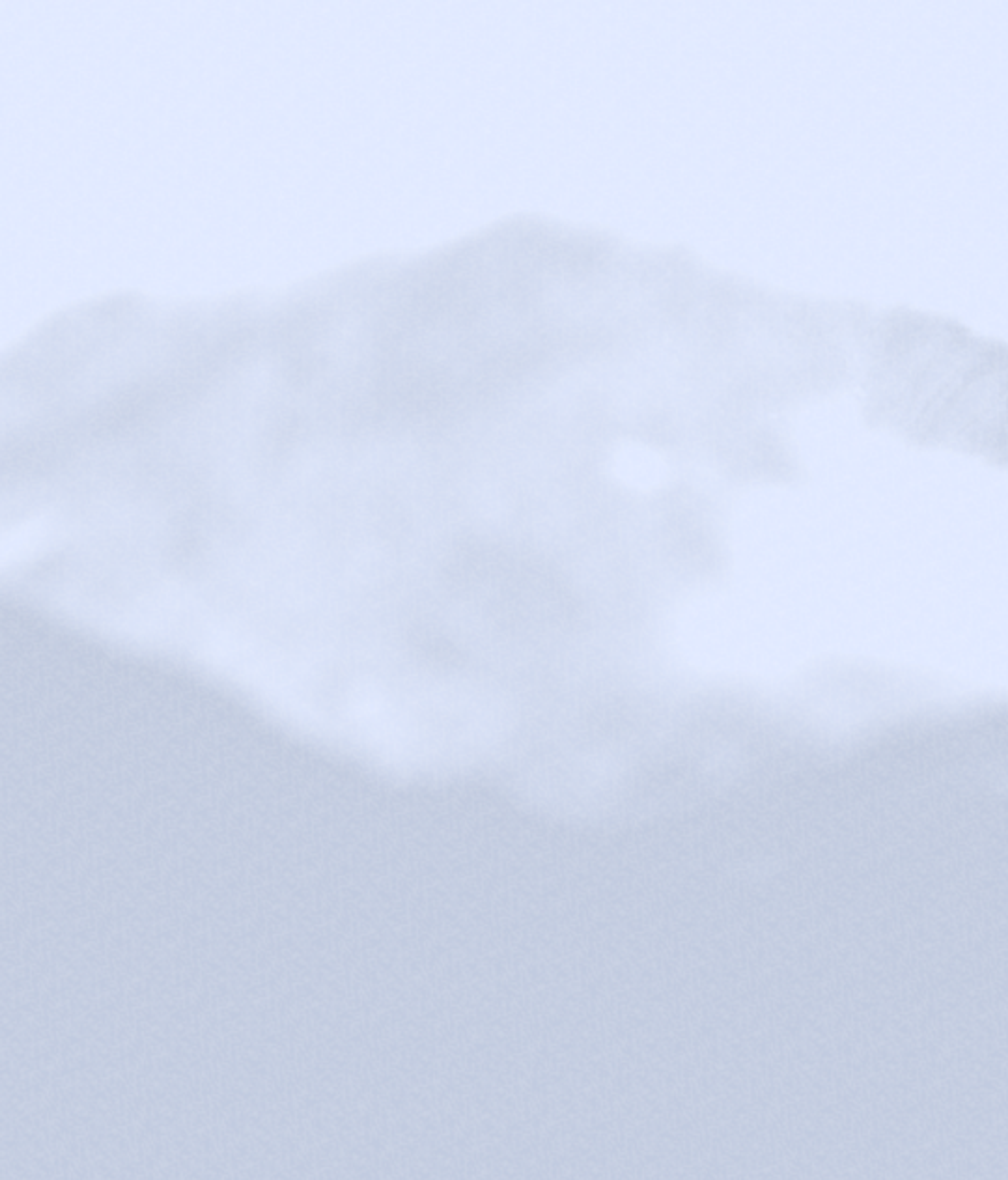 Misty mountain ridge